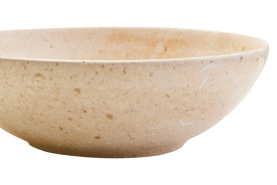 Karter Cream Marble Bowl