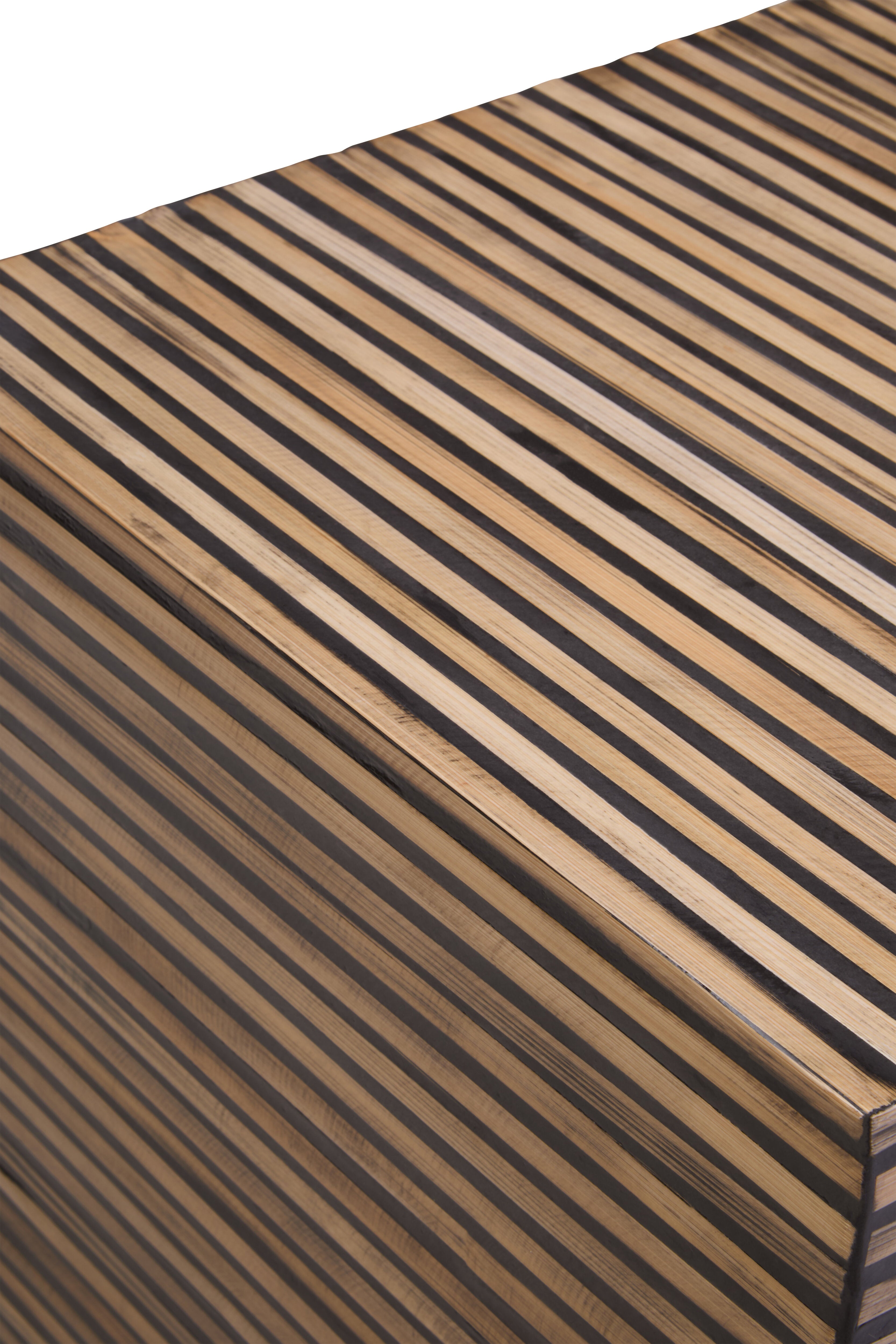 Antibes Bamboo Inlay Side Table