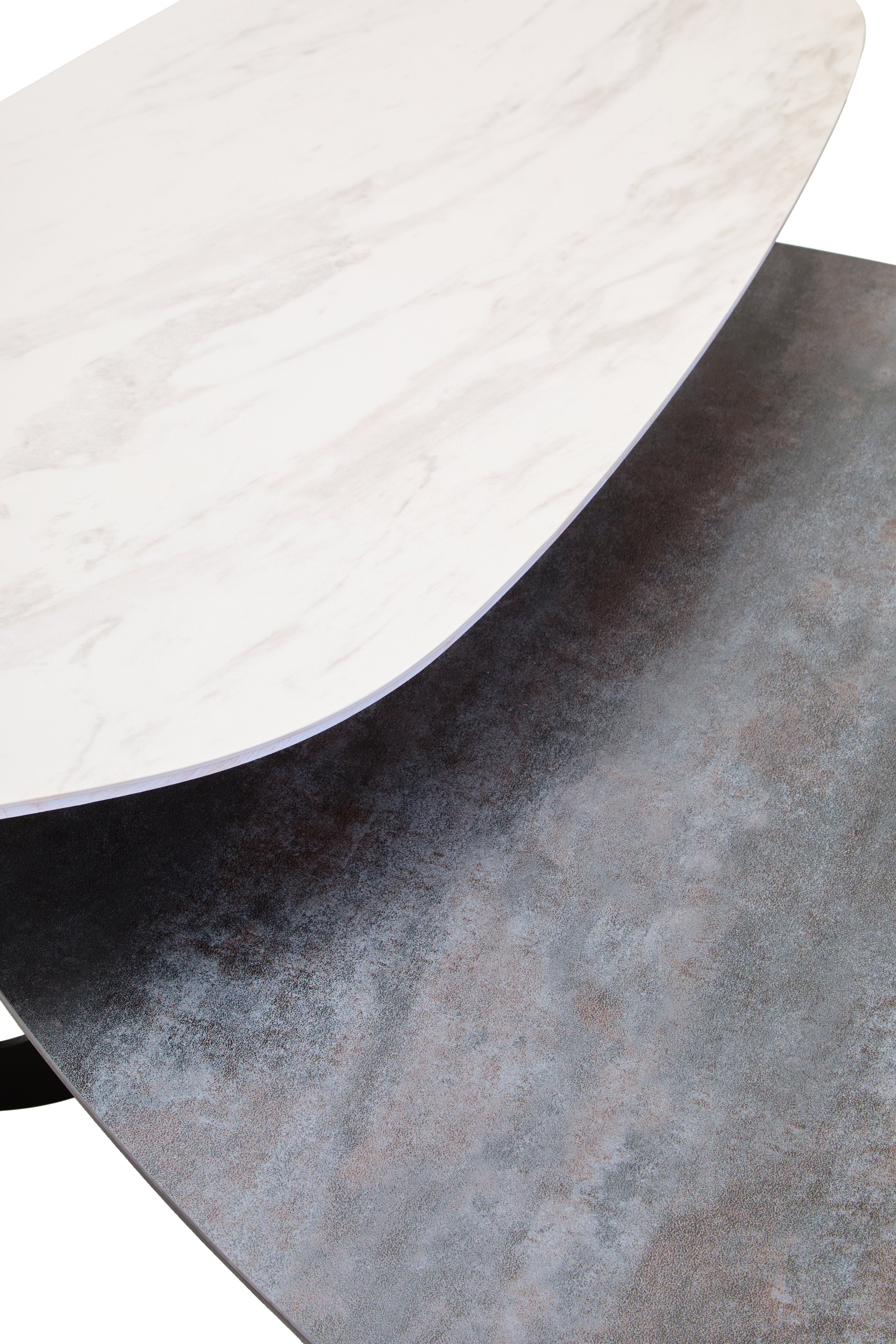 Tavole Asymmetrical Ceramic Coffee Table | Large