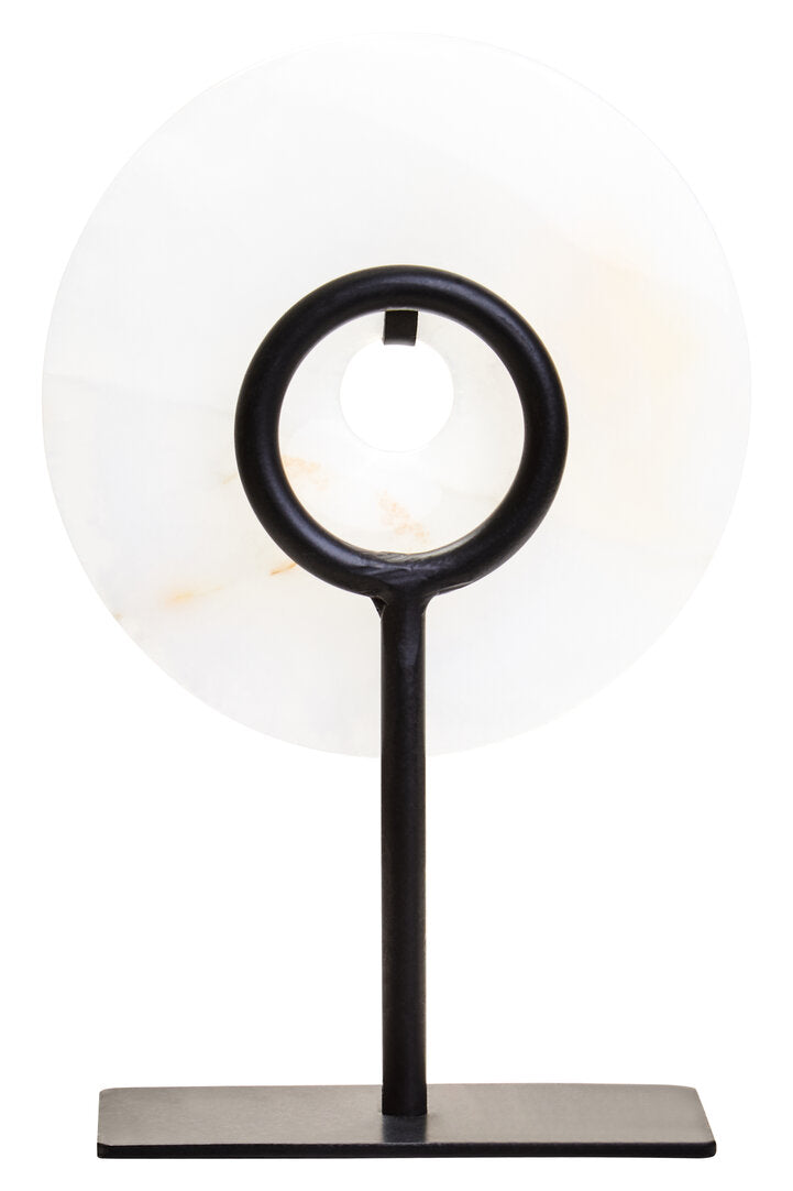 Junro Extra Small Round 15cm Onyx Disc Sculpture