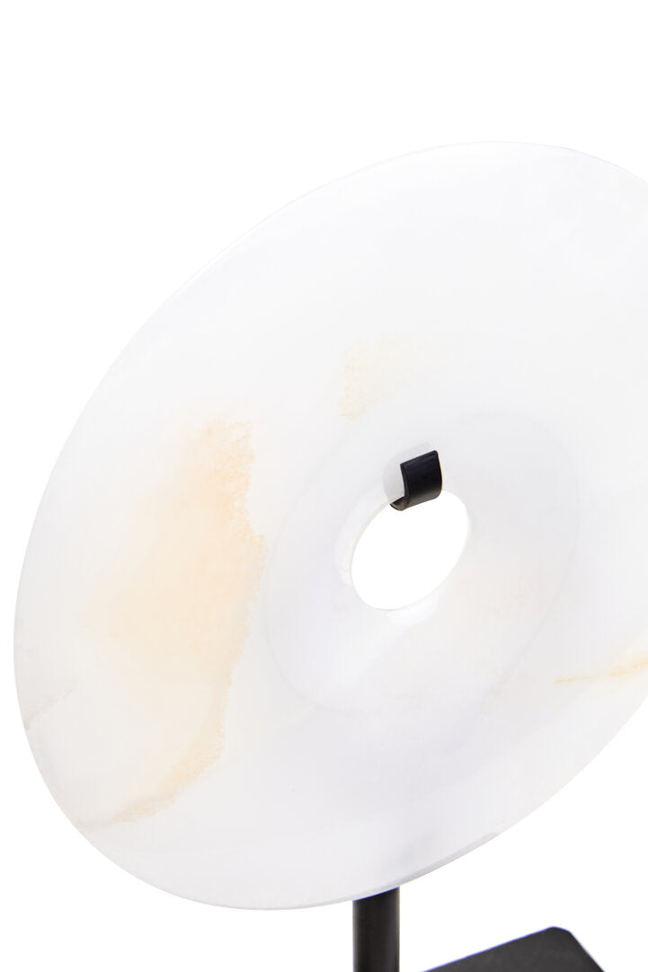 Junro Extra Small Round 15cm Onyx Disc Sculpture