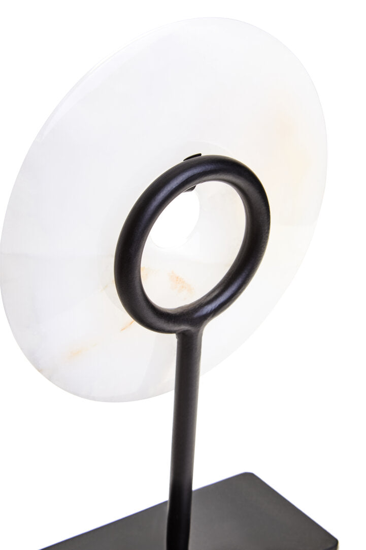 Junro Extra Small Round 15cm Onyx Disc Sculpture