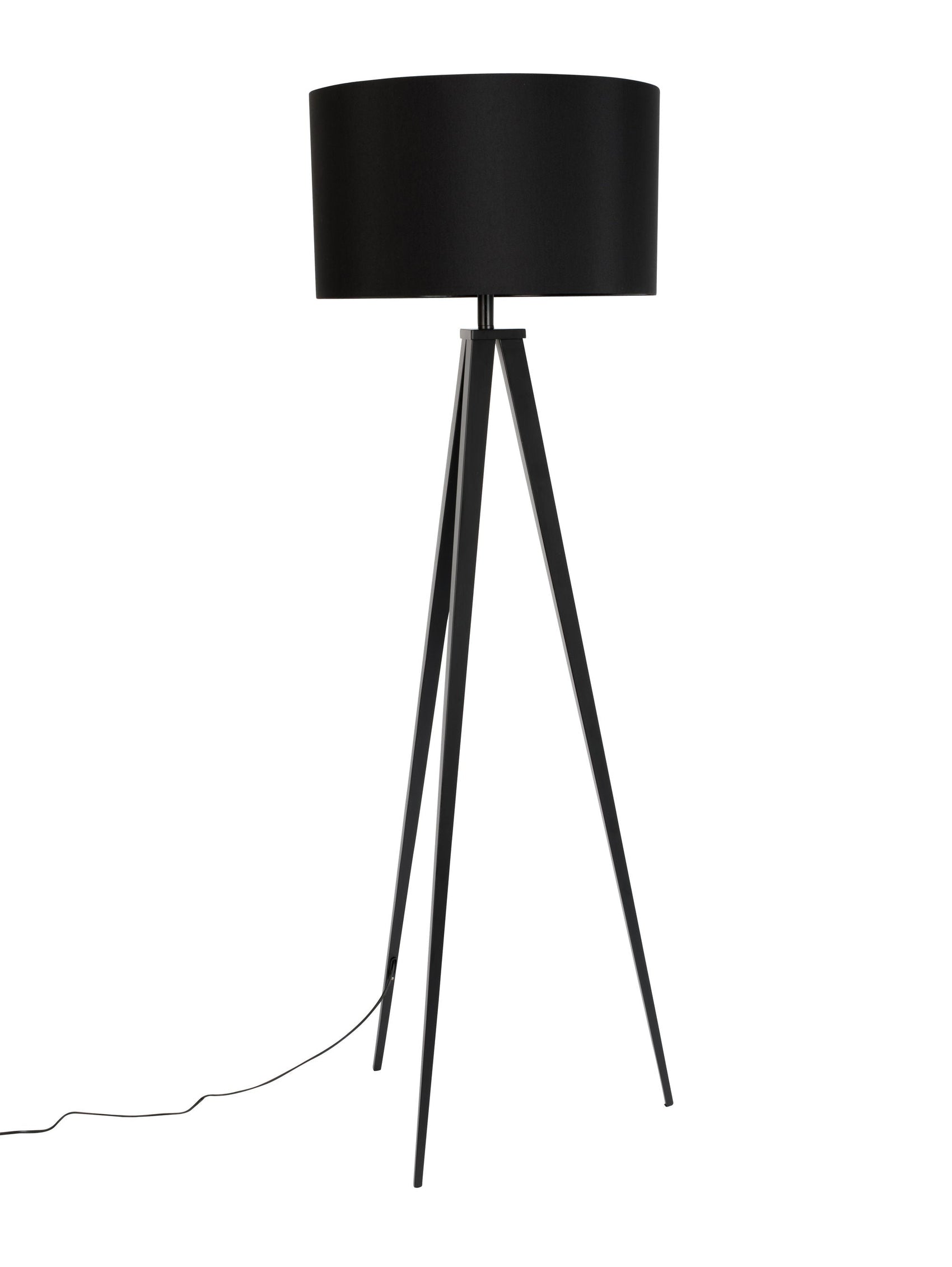 Zuiver Tripod Black Metal Floor Lamp