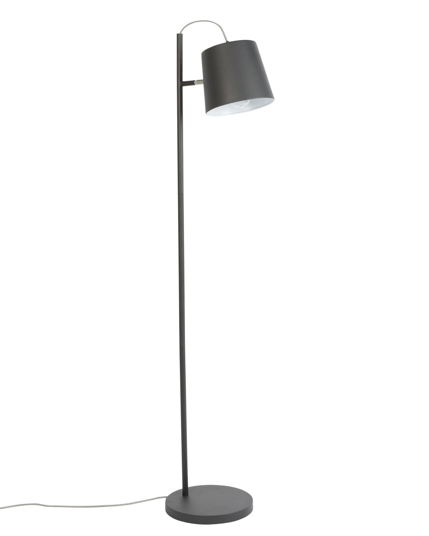 Zuiver Buckle Head Black Floor Lamp