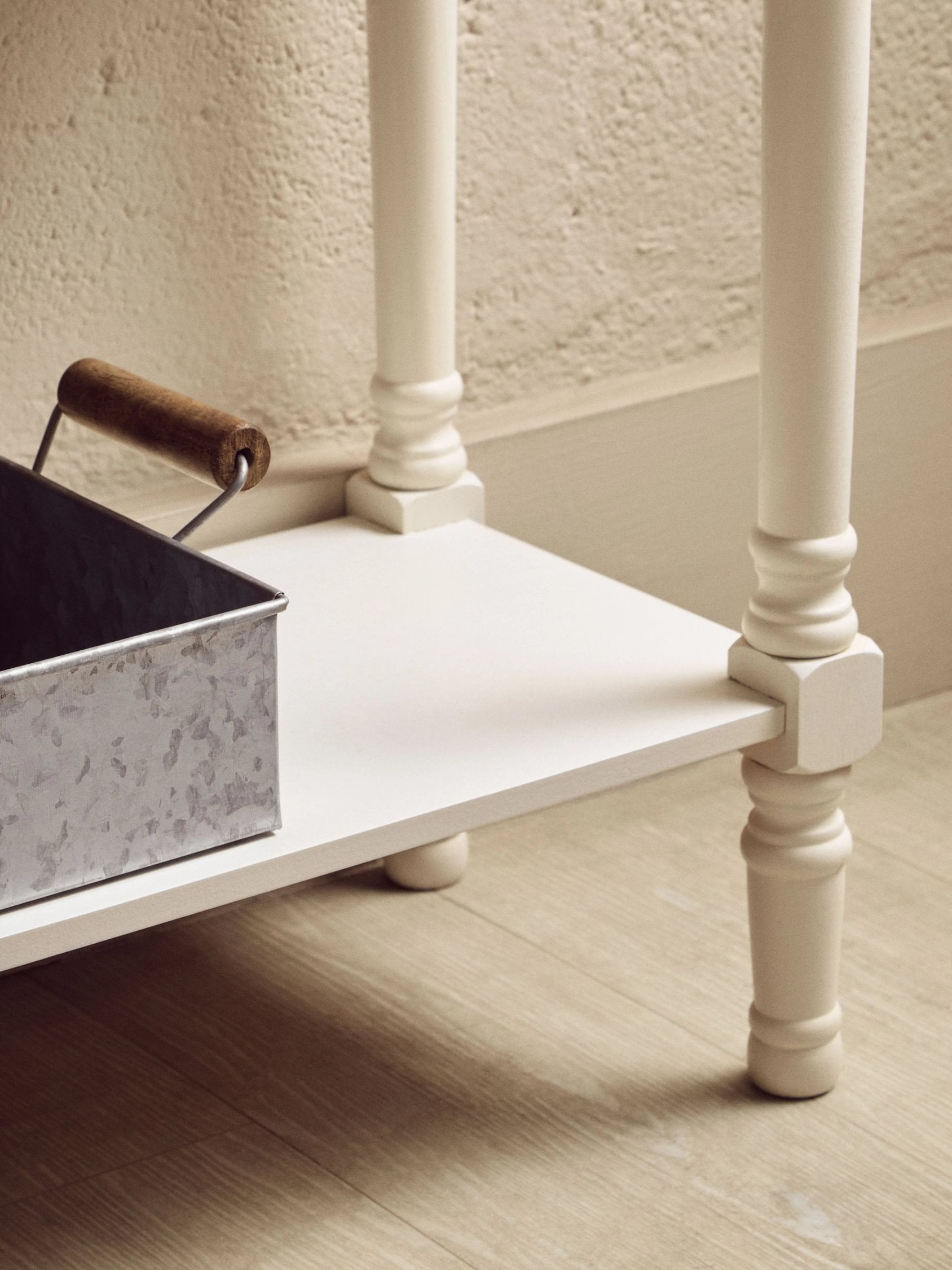 Chelsea White Wood 2 Drawer Console Table 90 x 33 x 75cm