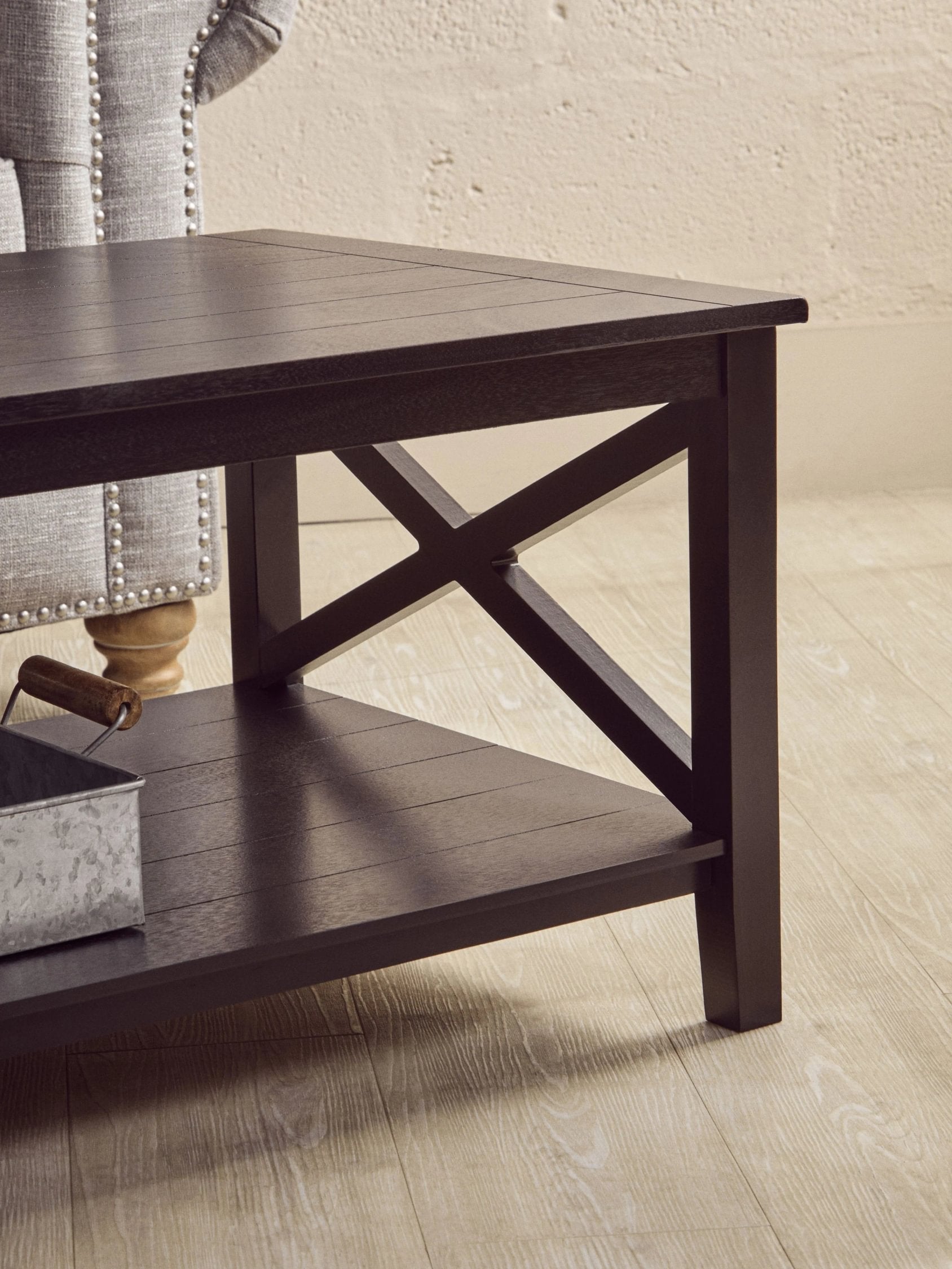 Chelsea Black Wood Coffee Table
