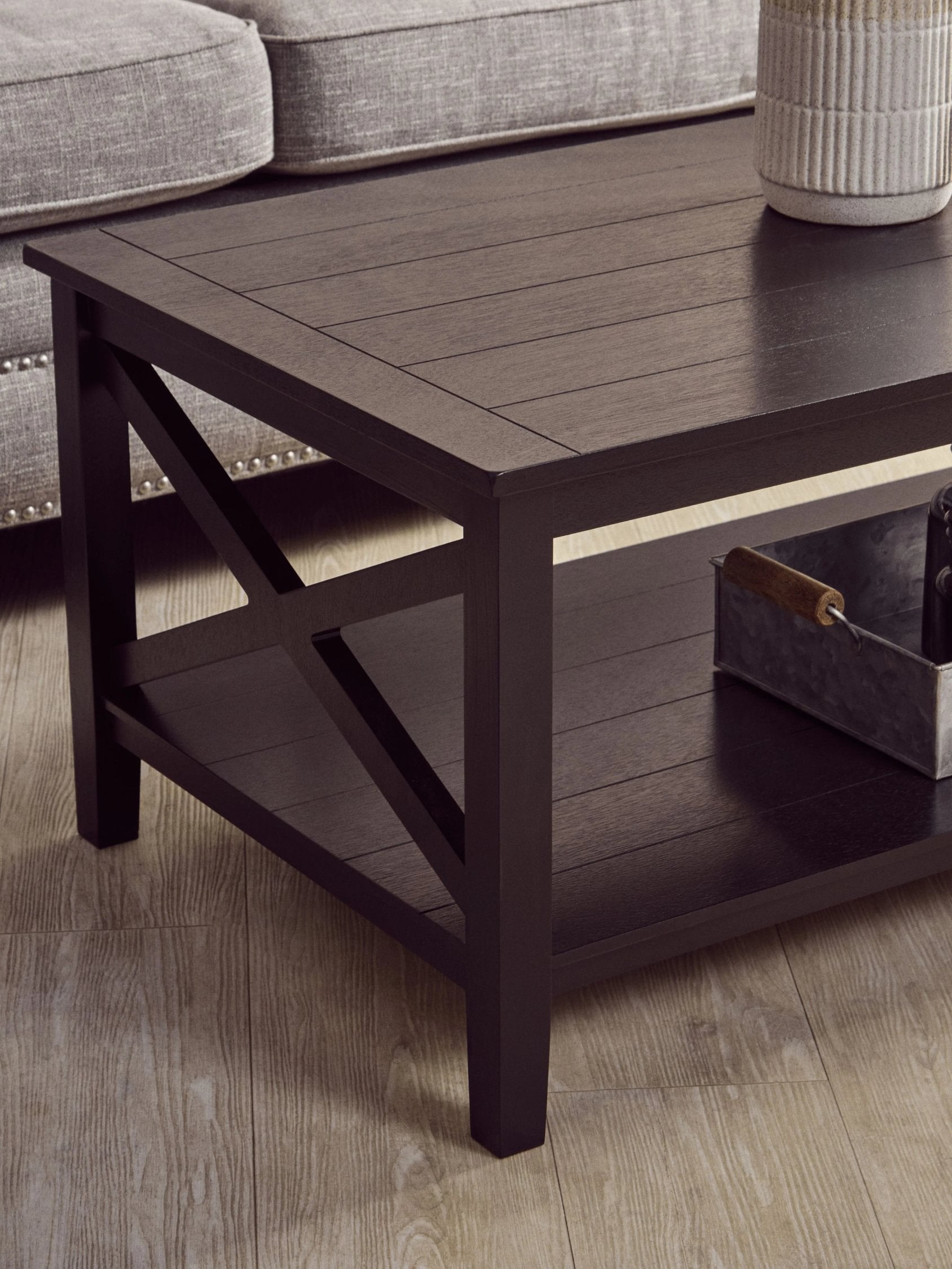 Chelsea Black Wood Coffee Table