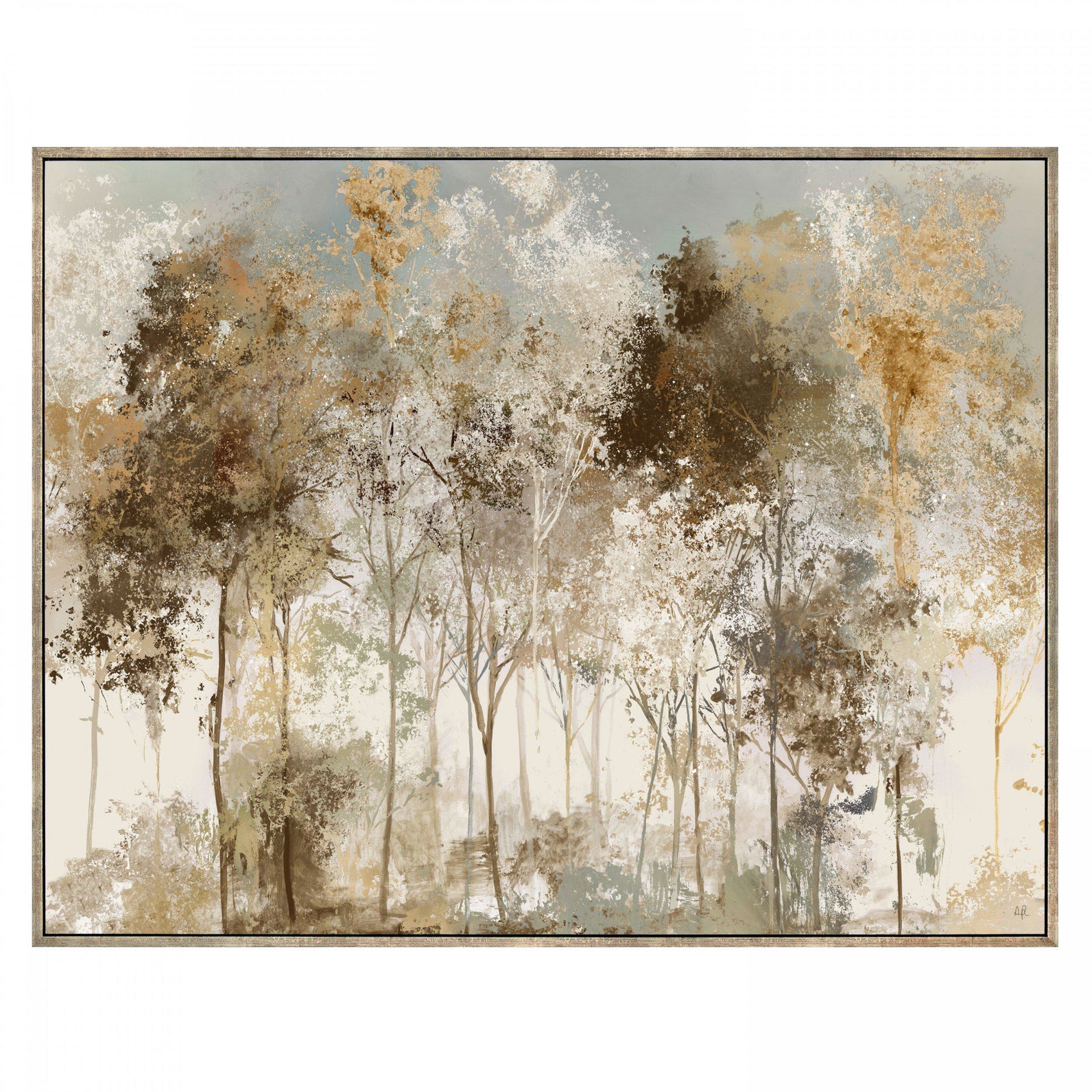 Hazelgarden Frost Framed Canvas Wall Art
