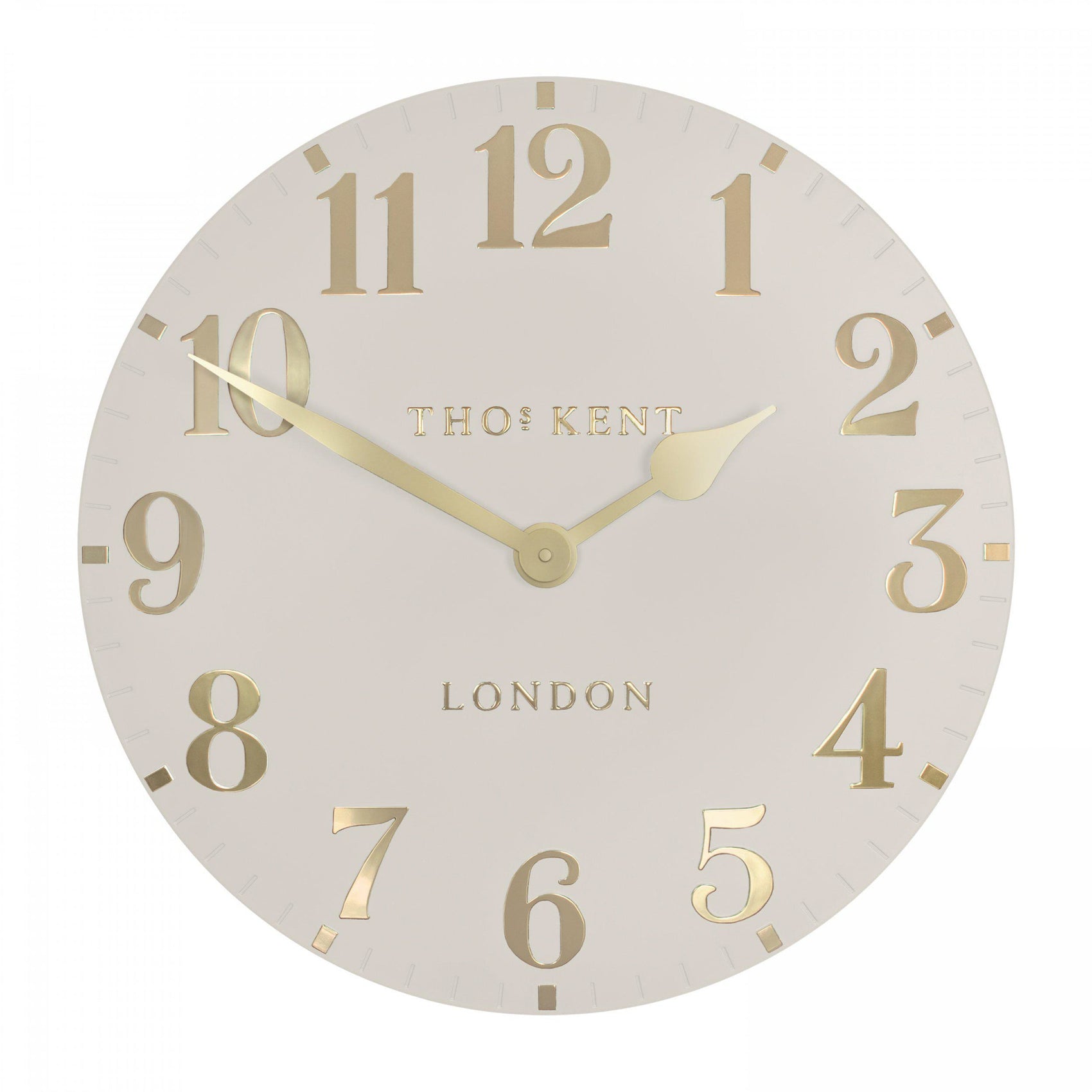 Ashlane Oatmeal Wall Clock 20"