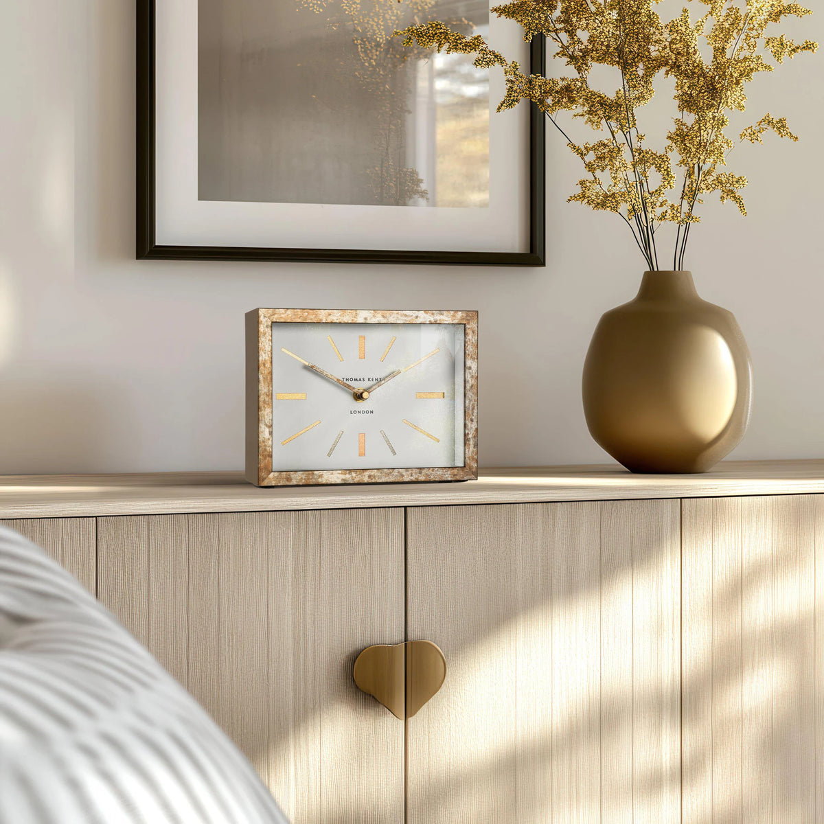 Amberreach Bronze Mantel Clock