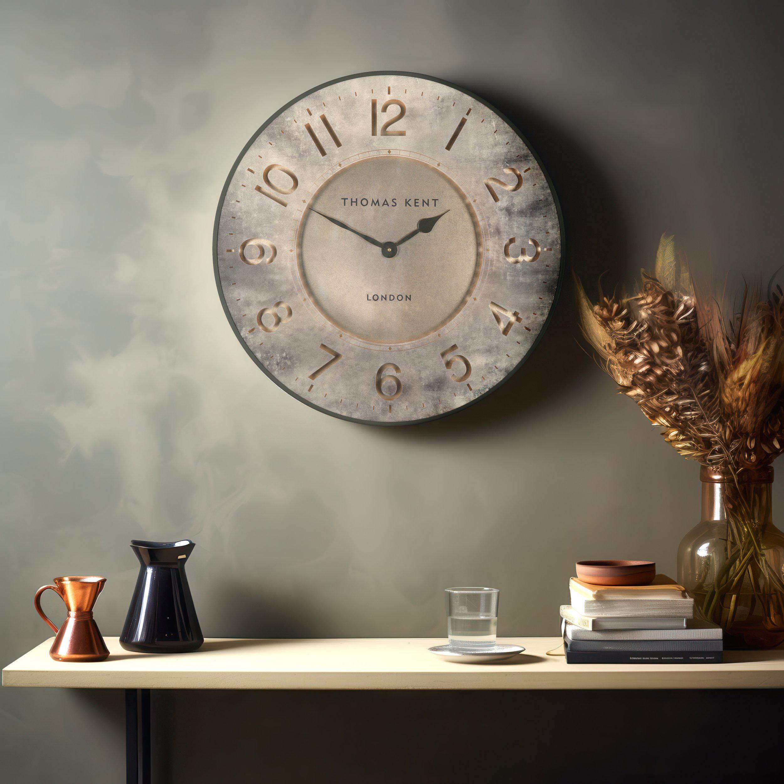 Harvest Gold Wall Clock 21"