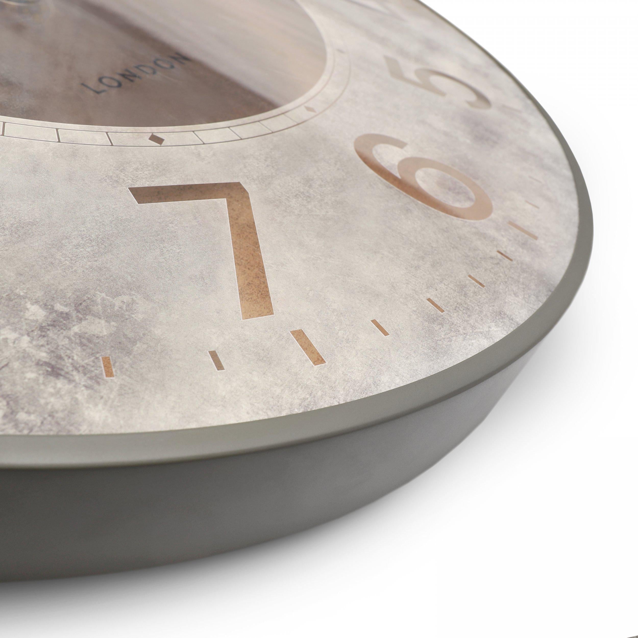 Harvest Gold Wall Clock 21"