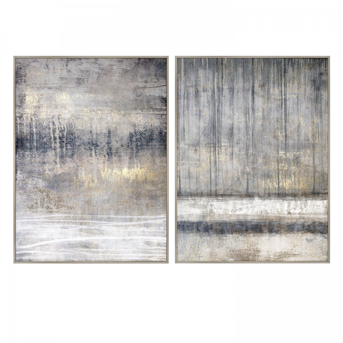 Set of 2 Oakview Framed Canvas Wall Art