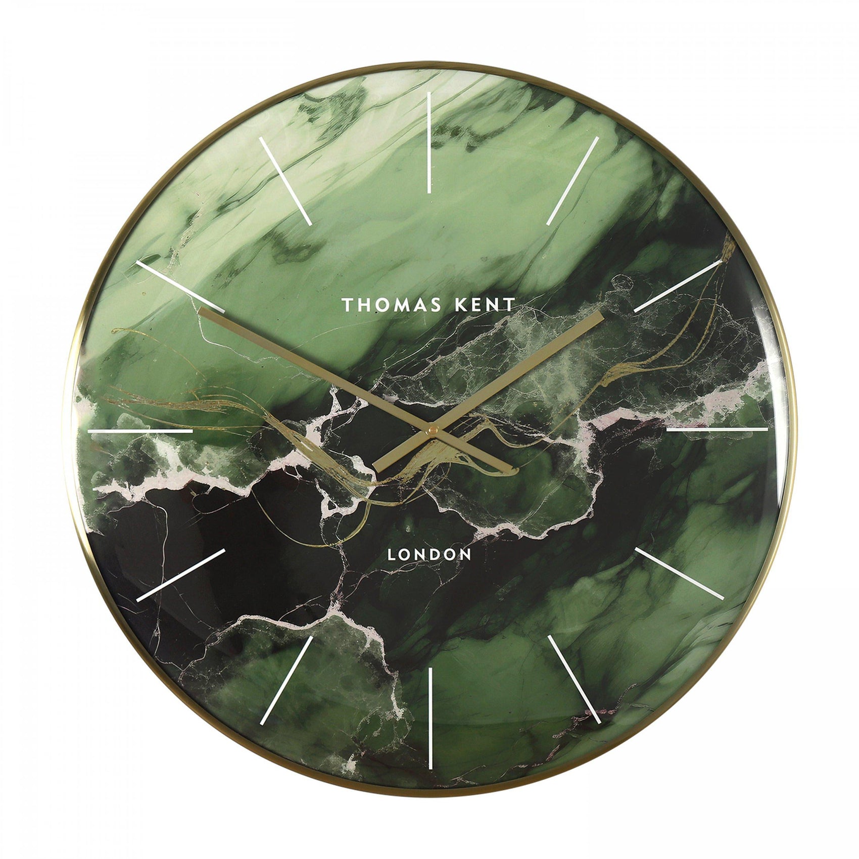 Oyster Emerald Green Grand Wall Clock 26"