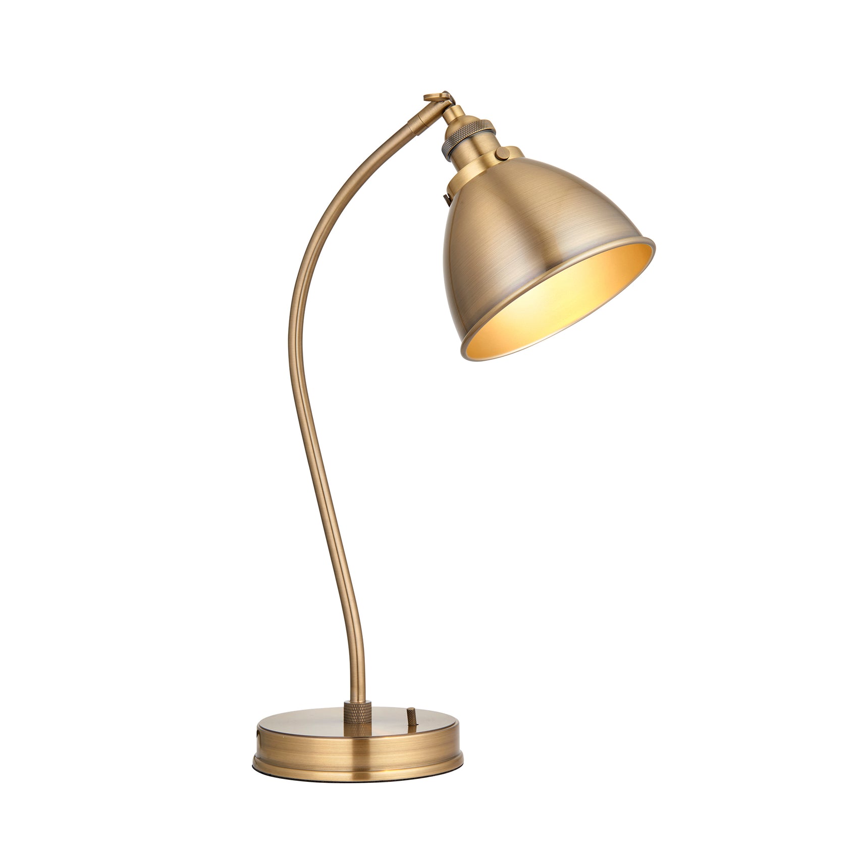 Adarno Antique Brass Table Lamp