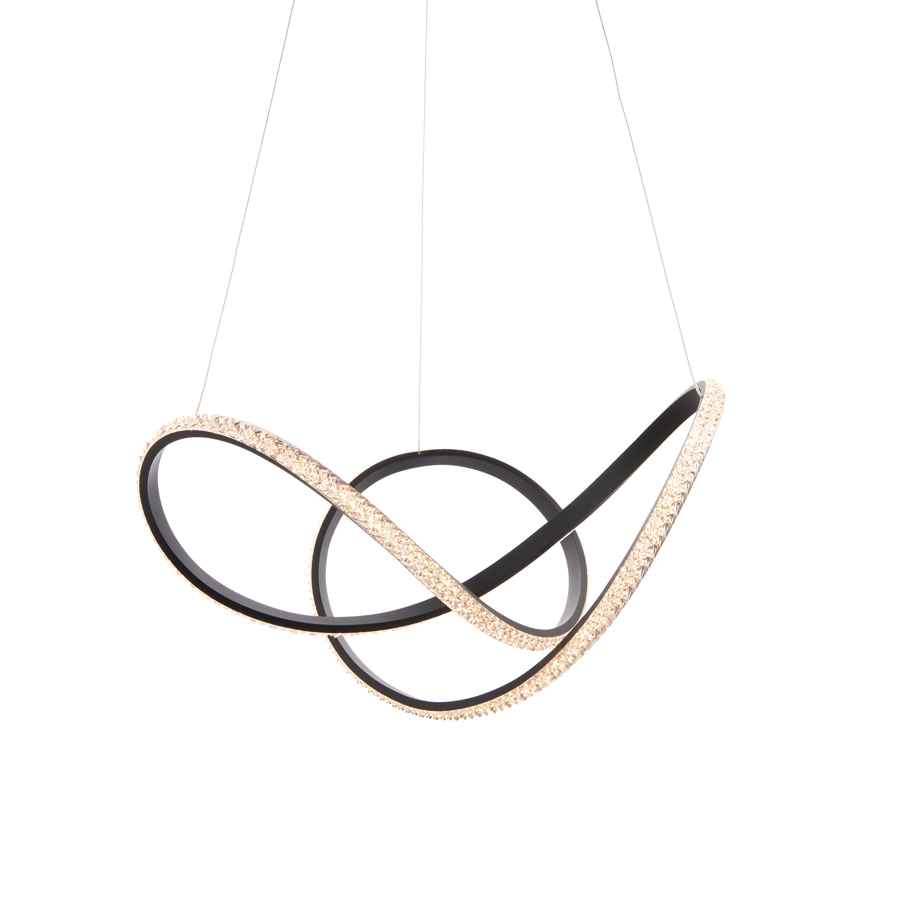 Awaroa Matt Black Scribble Pendant Light