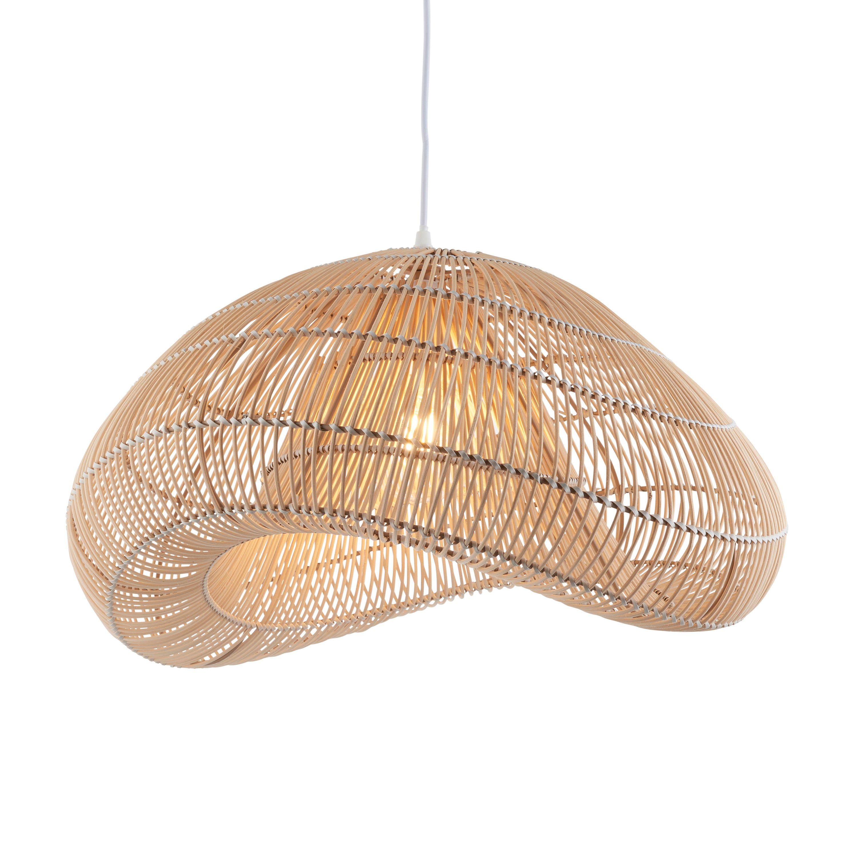 Dani Hand Woven Rattan Cloud Pendant Light