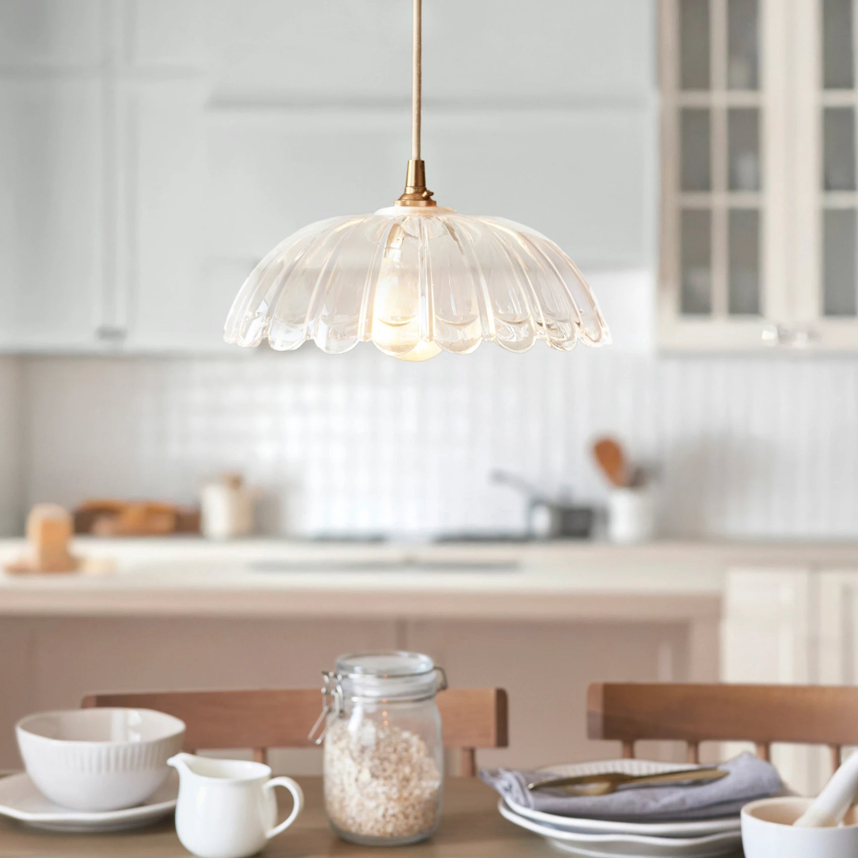 Alderwharf Single Clear Pendant Light