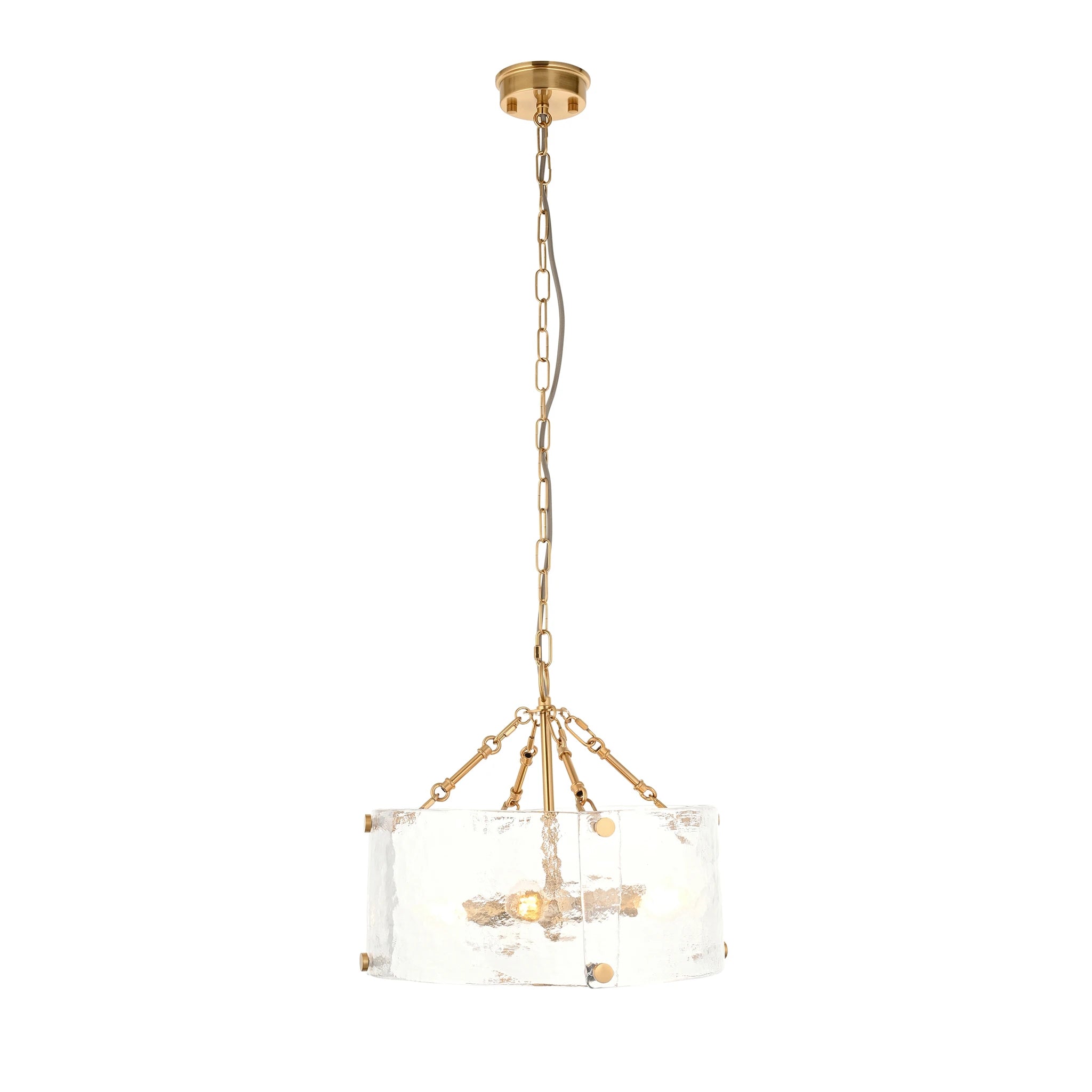 Ottilie Brushed Aged Brass 4 Light Pendant