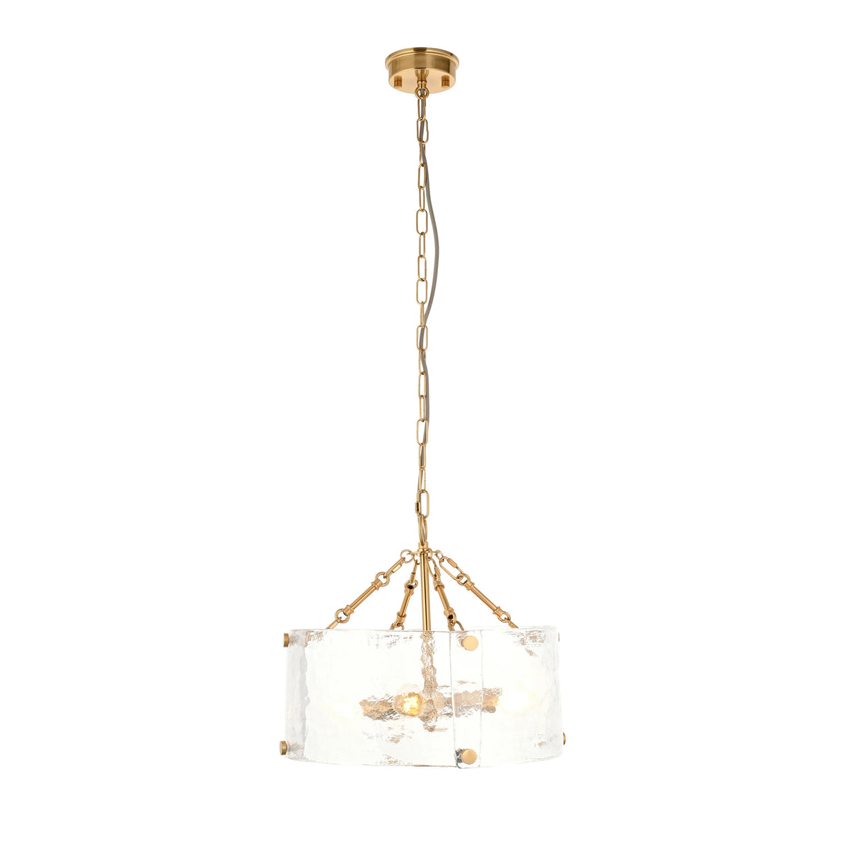 Ottilie Brushed Aged Brass 4 Light Pendant