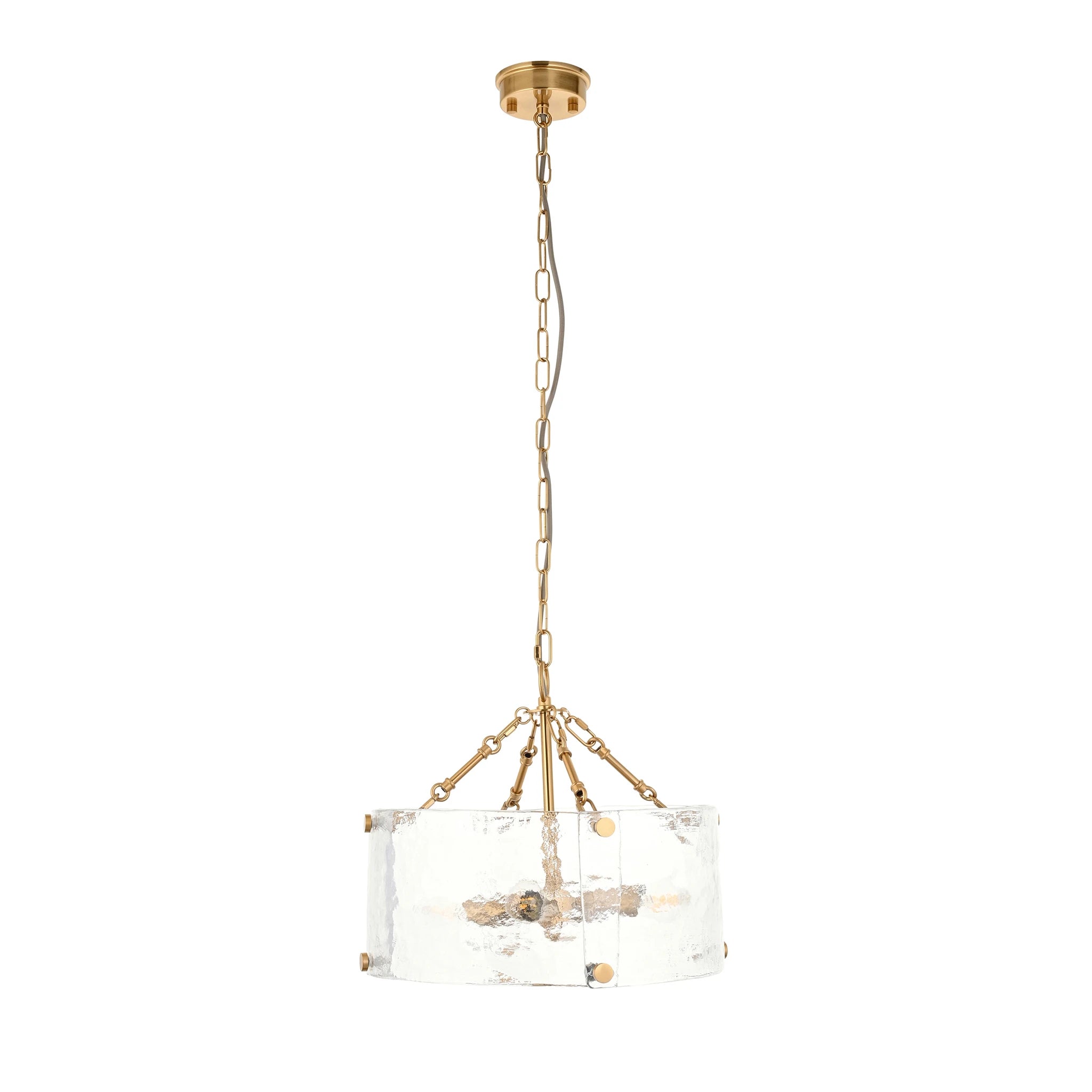 Ottilie Brushed Aged Brass 4 Light Pendant