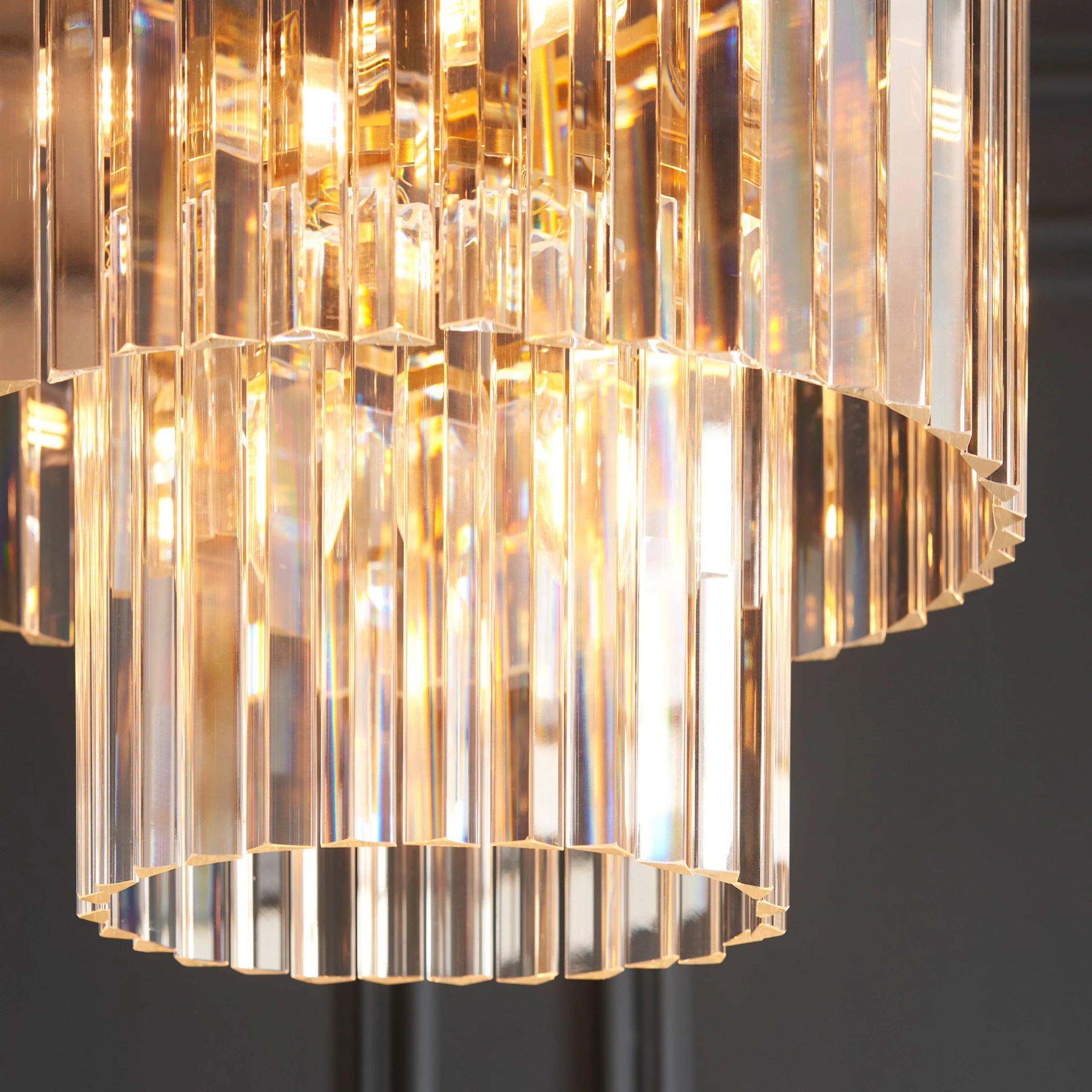 Reagan Brushed Aged Brass 4 Light Pendant