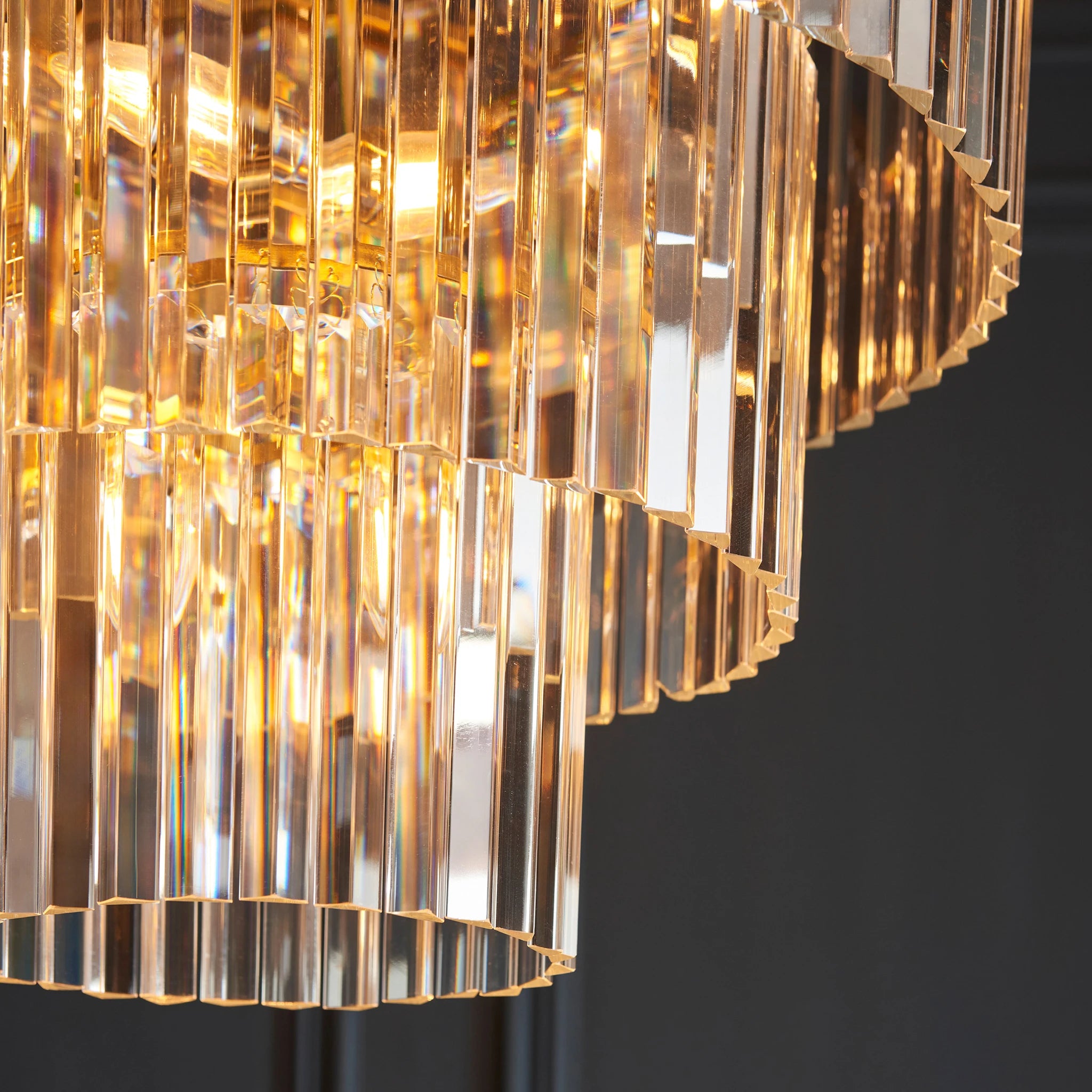 Reagan Brushed Aged Brass 7 Light Pendant