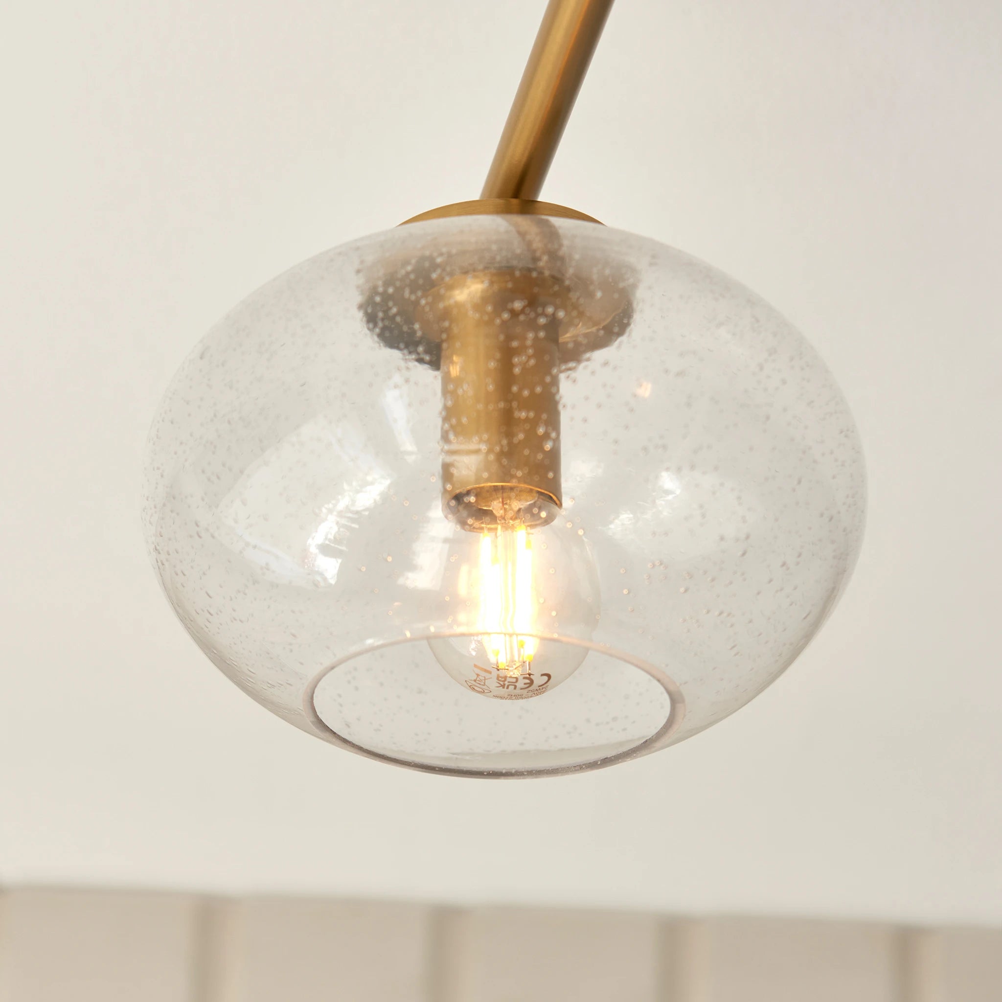 Lucentia Warm Brass 3 Light Ceiling Light