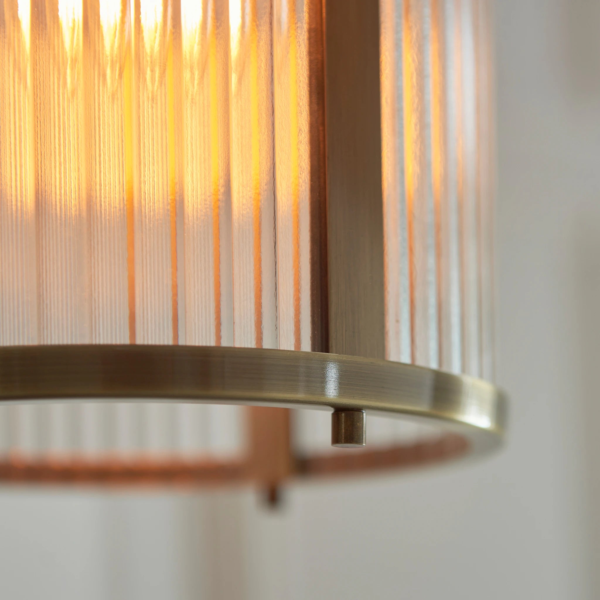 Hayden Antique Brass Single Pendant Light