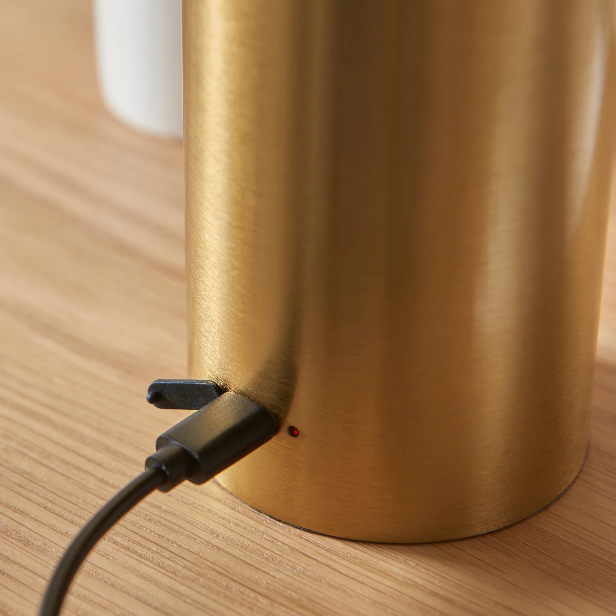 Amberwharf Rechargeable Brushed Gold Table Lamp