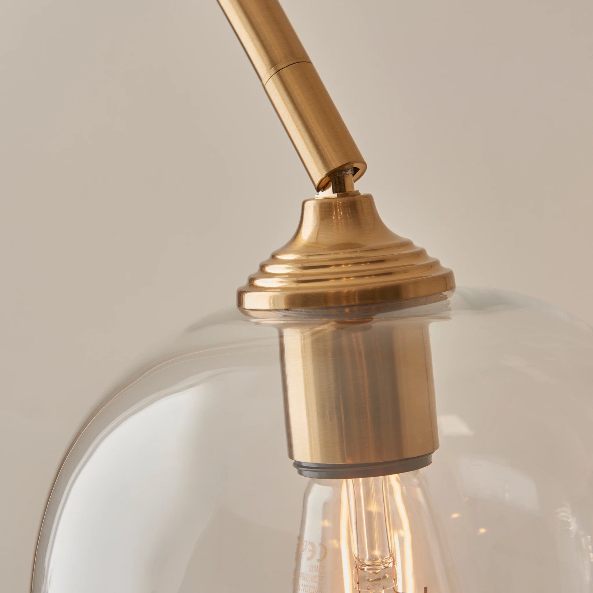 Gramercy Brushed Aged Brass Floor Lamp