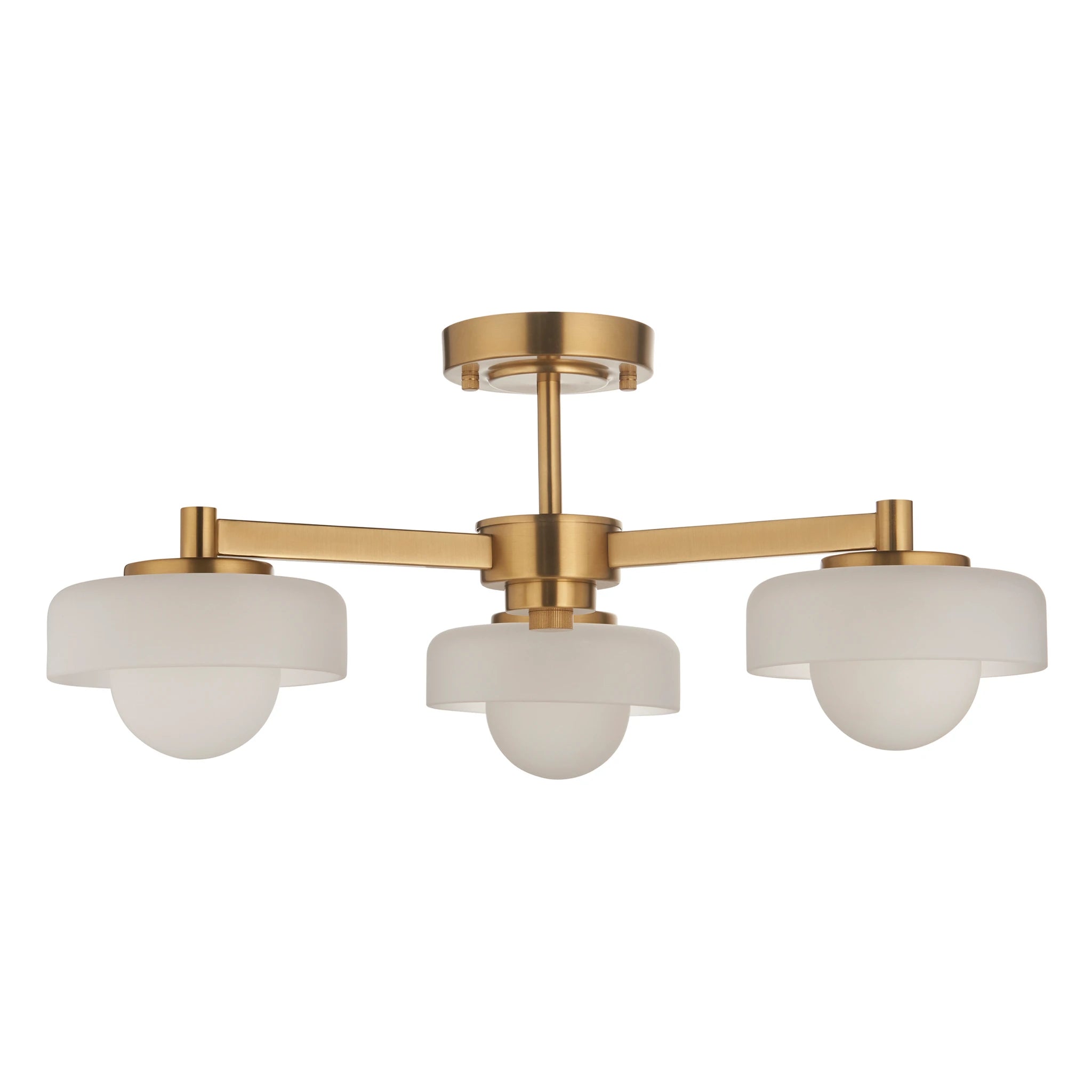 Aldric Brushed Aged Brass Ceiling Light