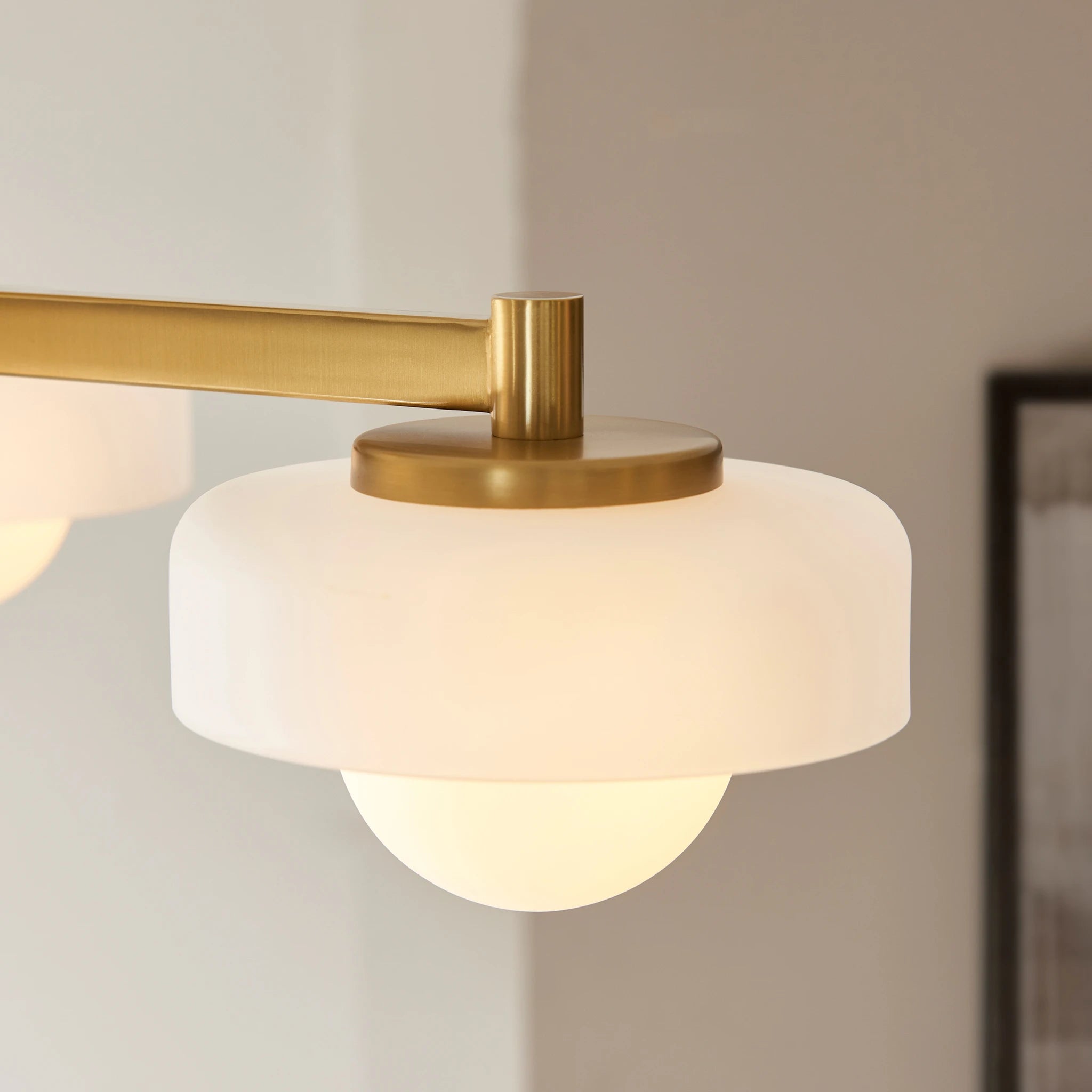 Aldric Brushed Aged Brass Ceiling Light