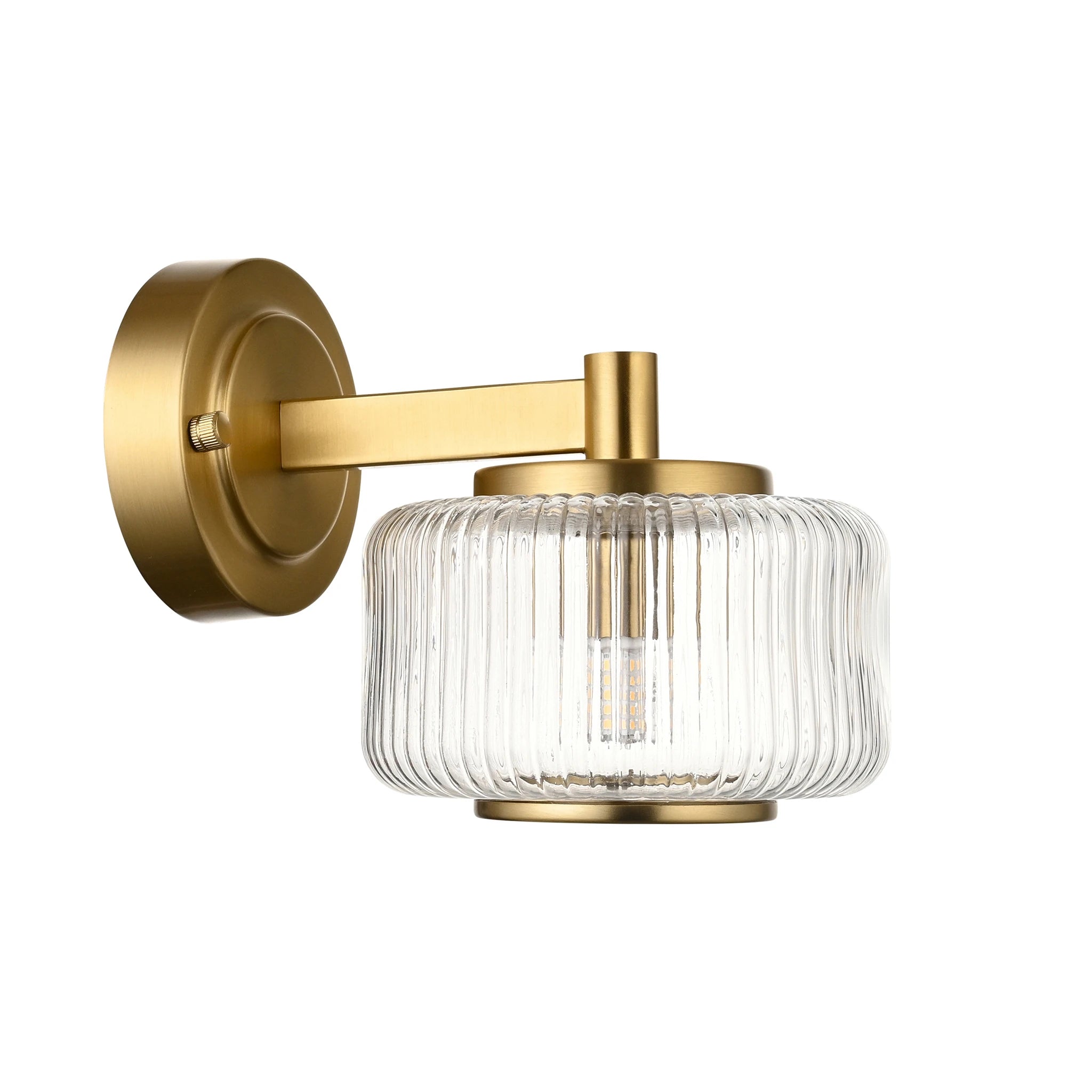 Rosalie Brushed Aged Brass Wall Light