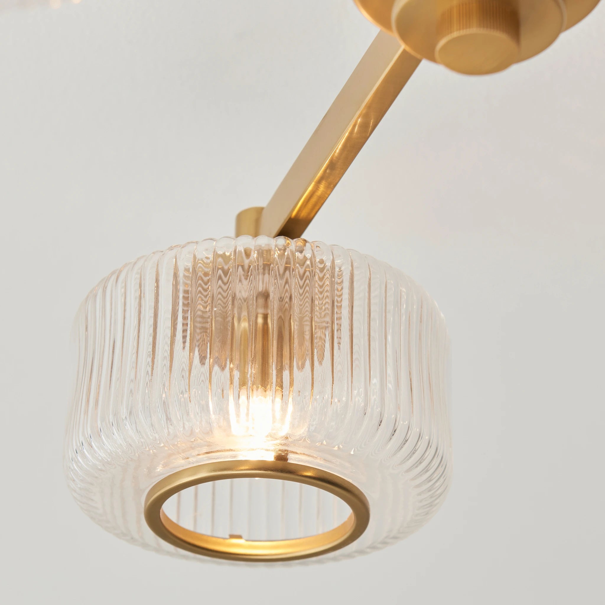 Rosalie Brushed Aged Brass Ceiling Light