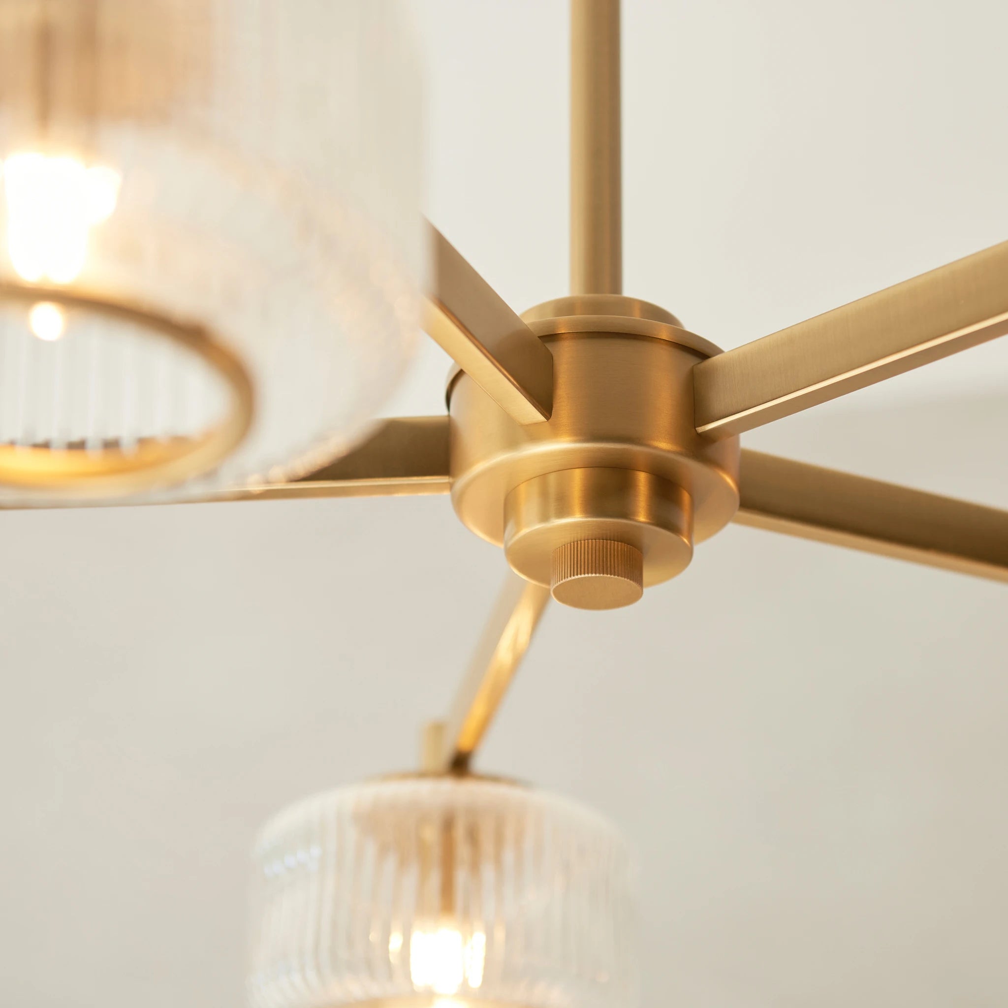 Rosalie Brushed Aged Brass 5 Light Pendant