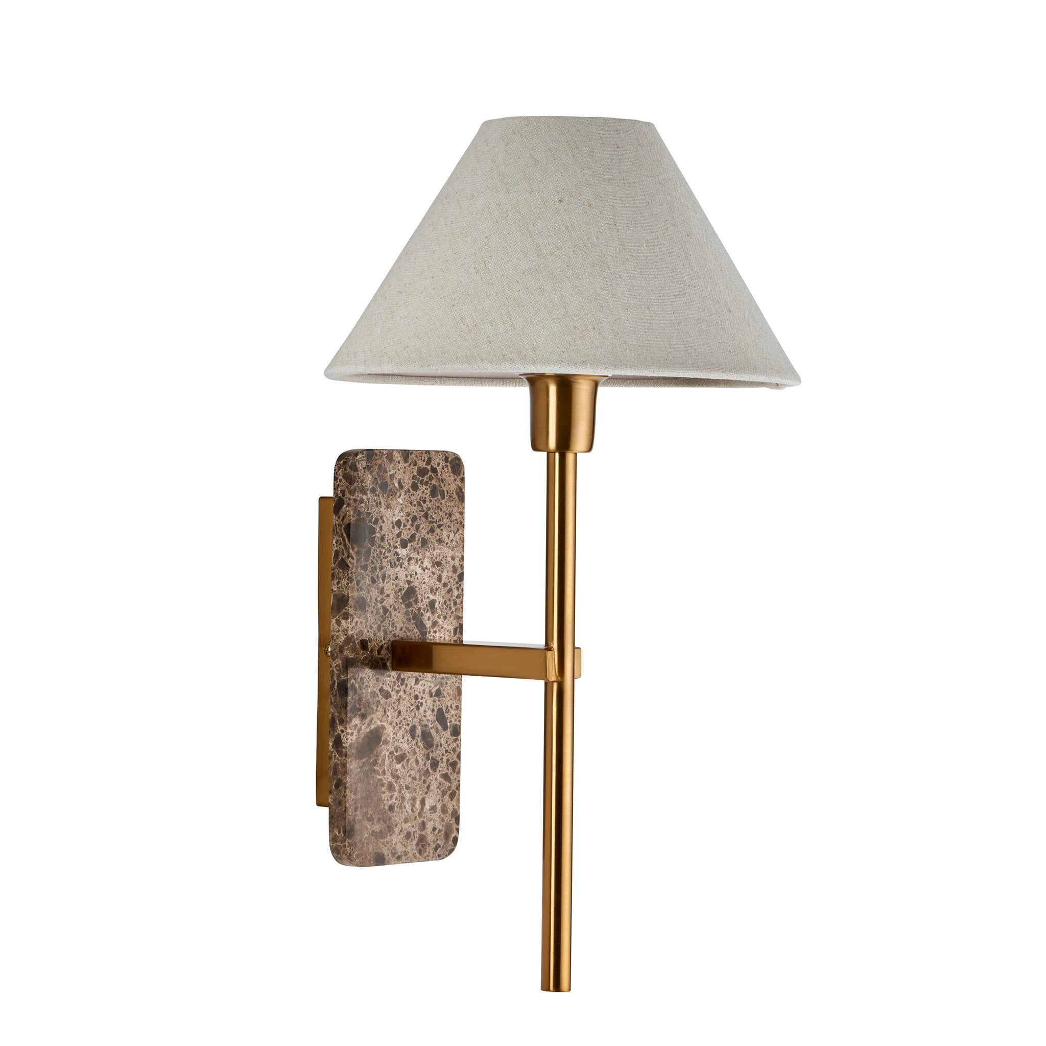 Pietrana Dark Brown Emperador Marble Wall Light
