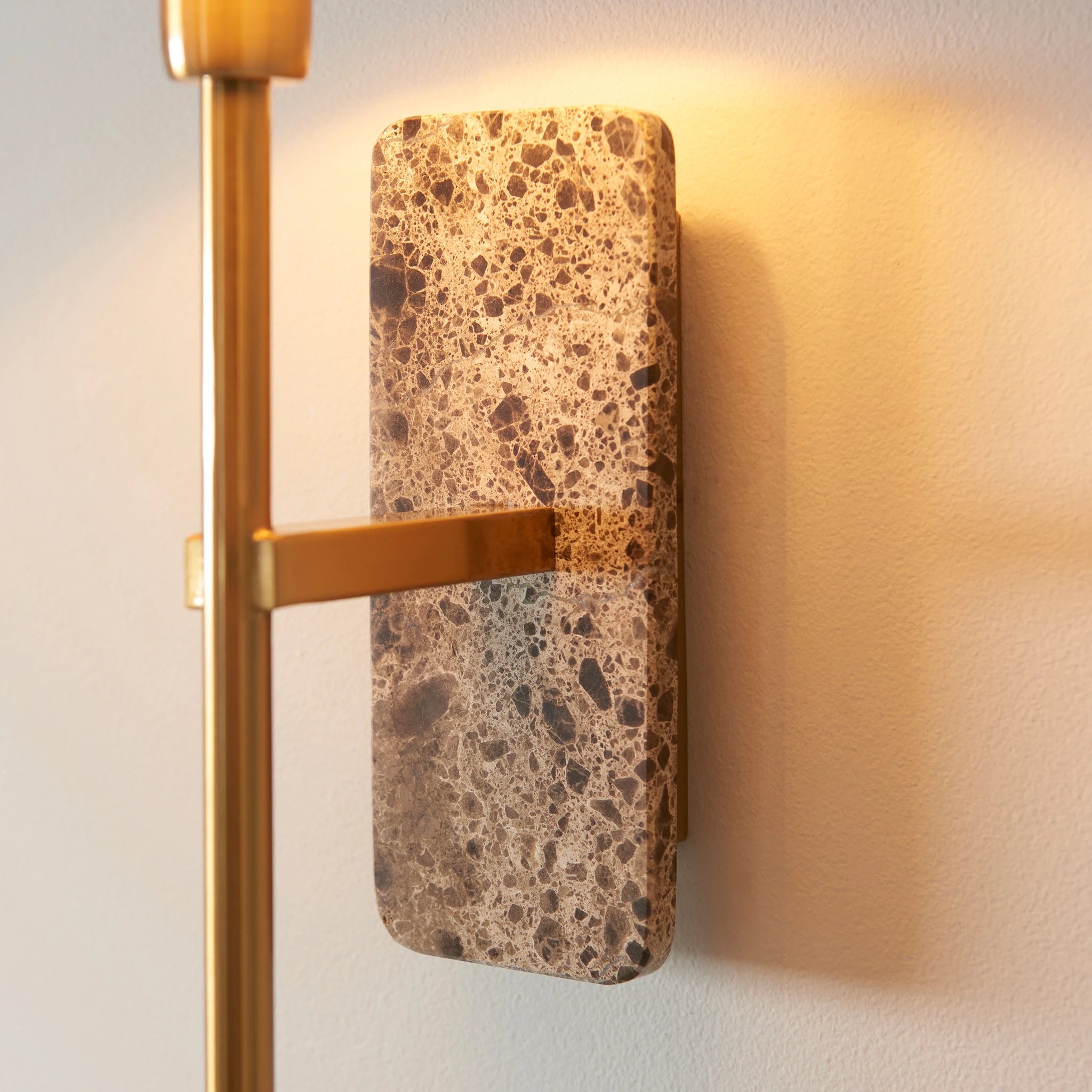 Pietrana Dark Brown Emperador Marble Wall Light