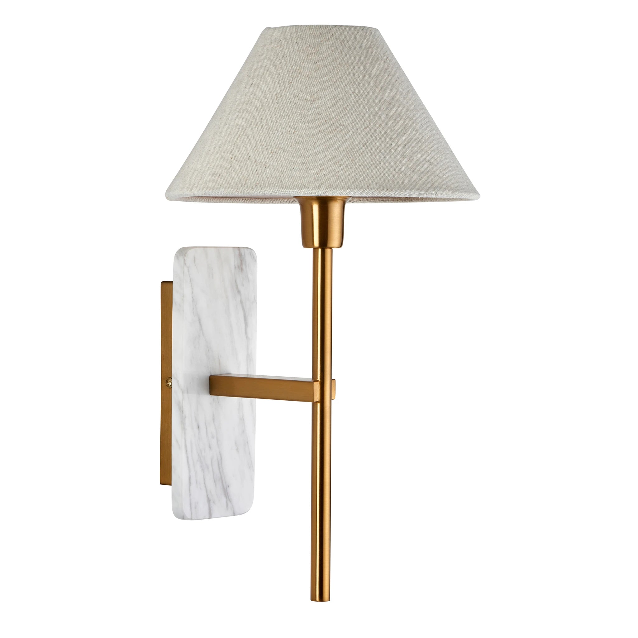 Pietrana White Volakas Marble Wall Light