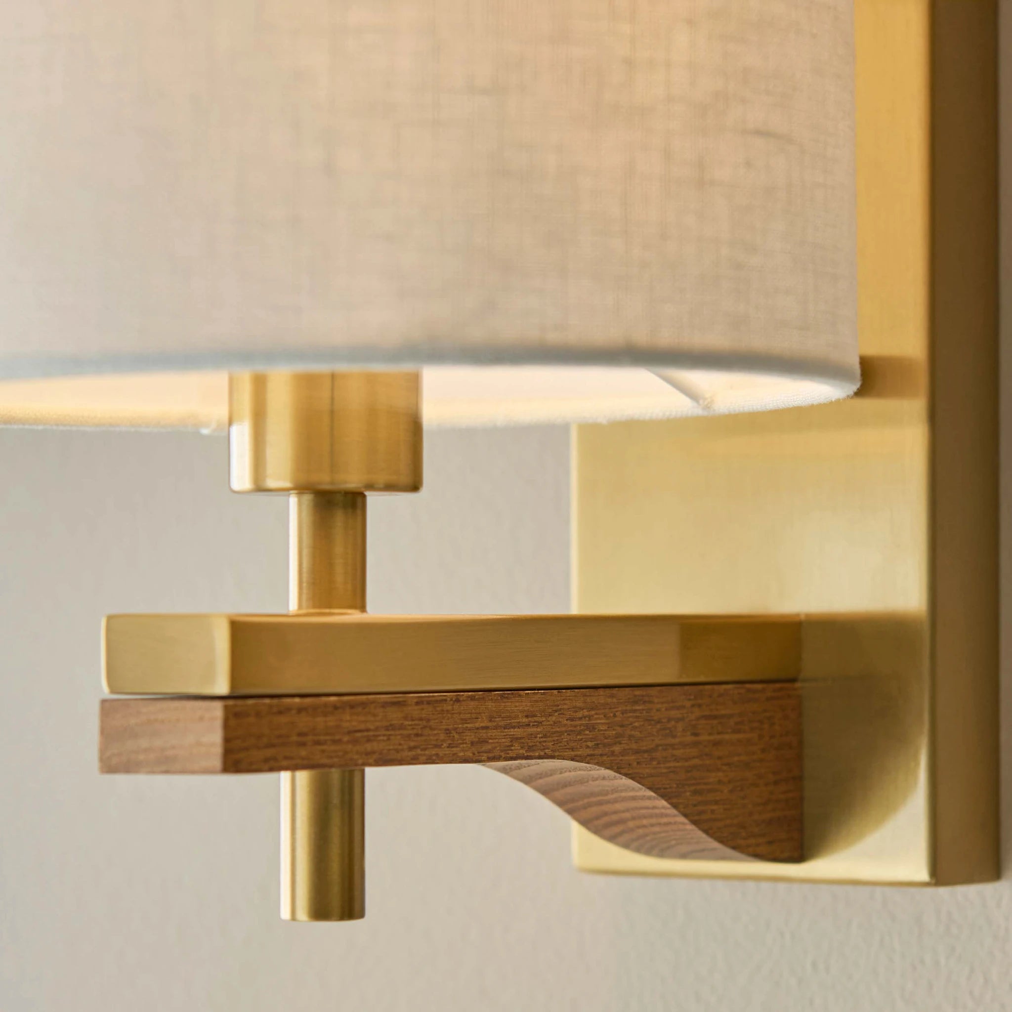 Lorelai Brushed Aged Brass Single Wall Light