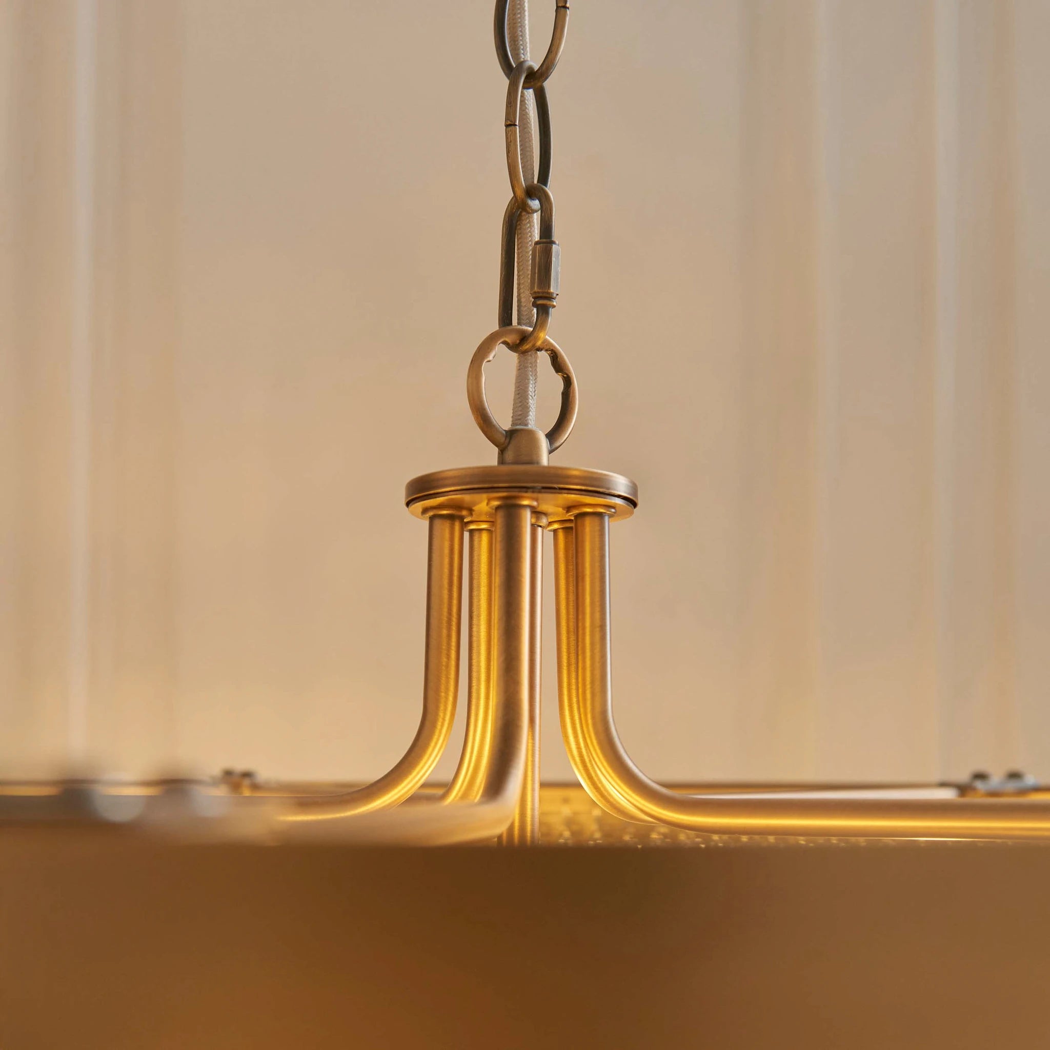 Auremont Warm Antique Brass 5 Light Pendant