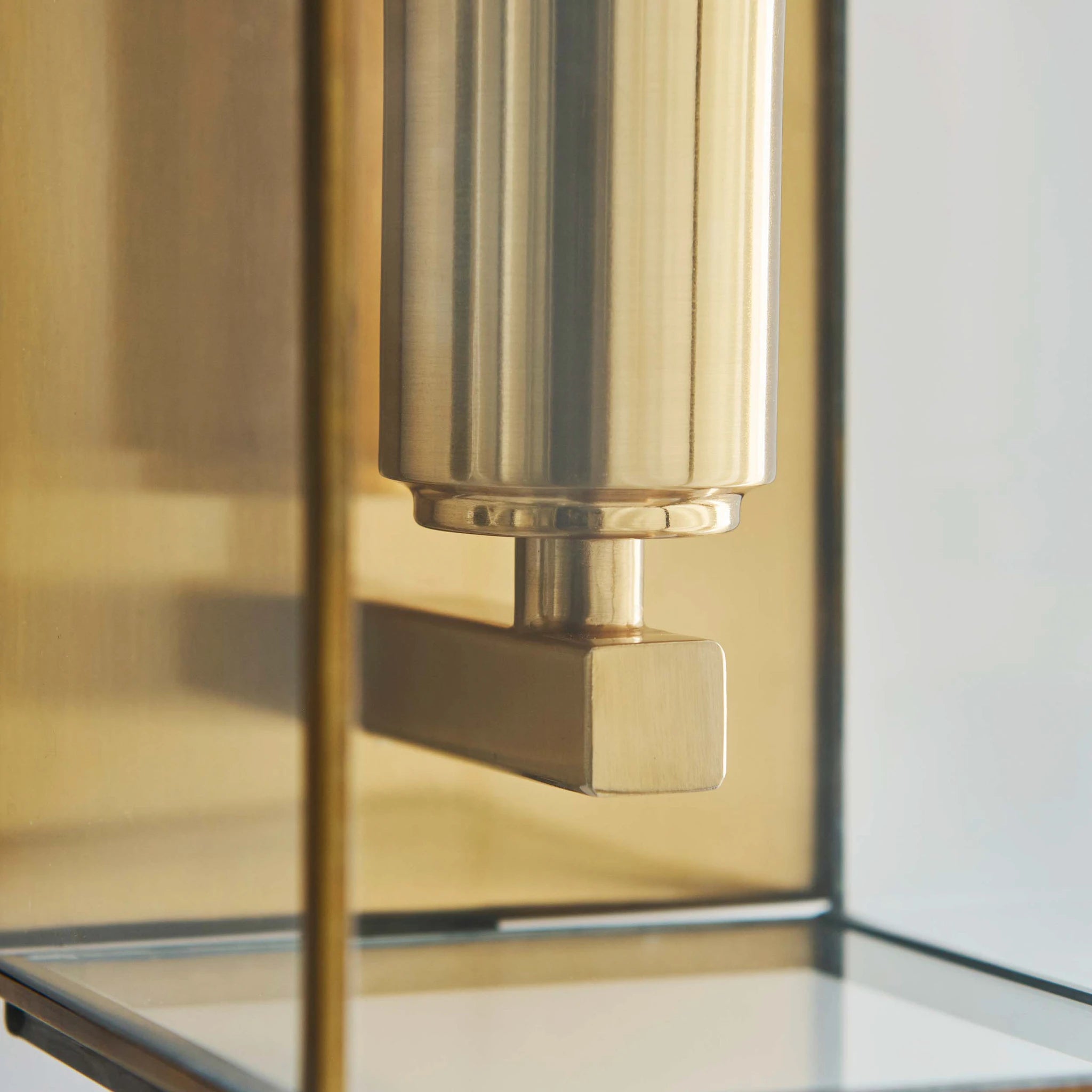 Corvella Antique Brass Single Wall Light