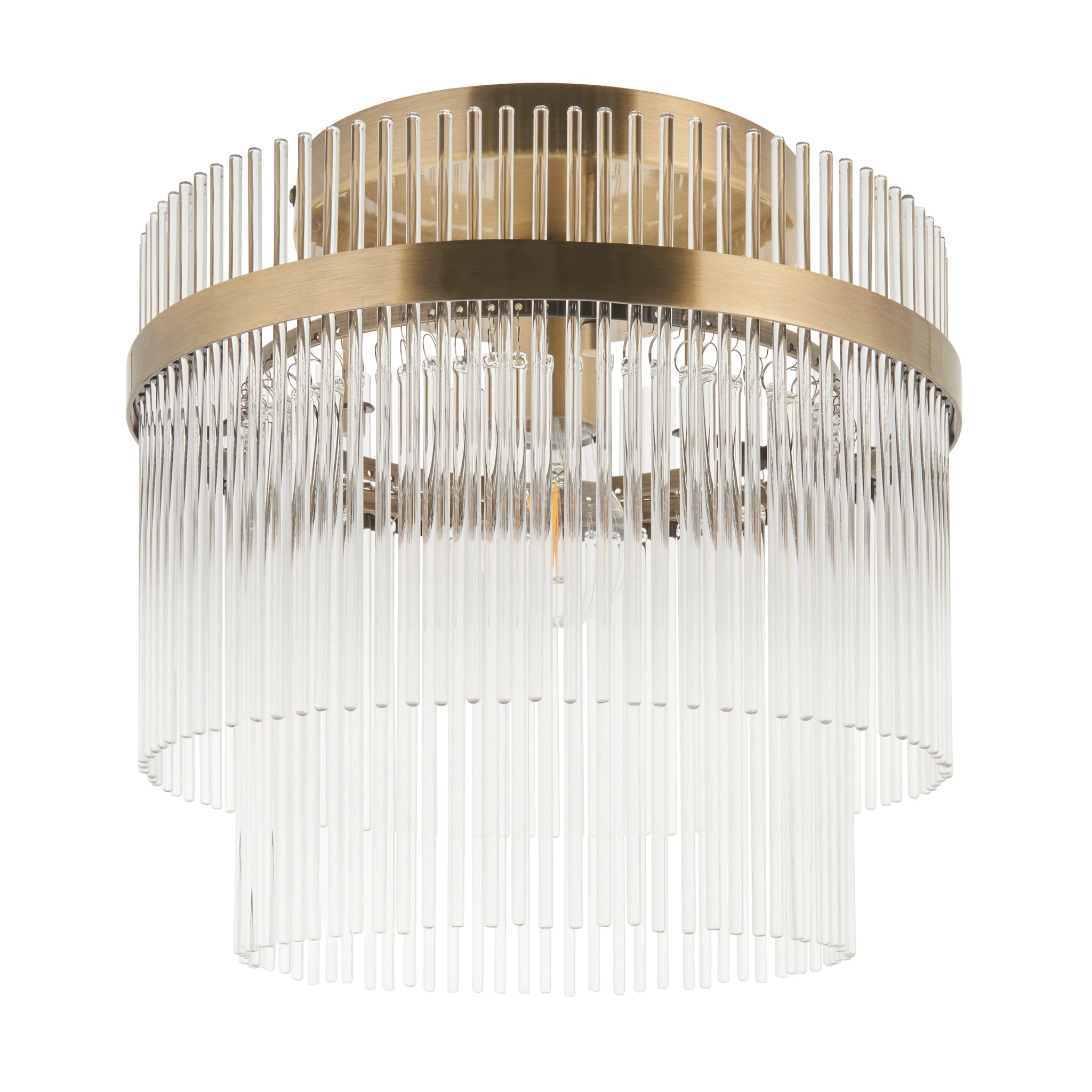 Vizzini Antique Brass Ceiling Light