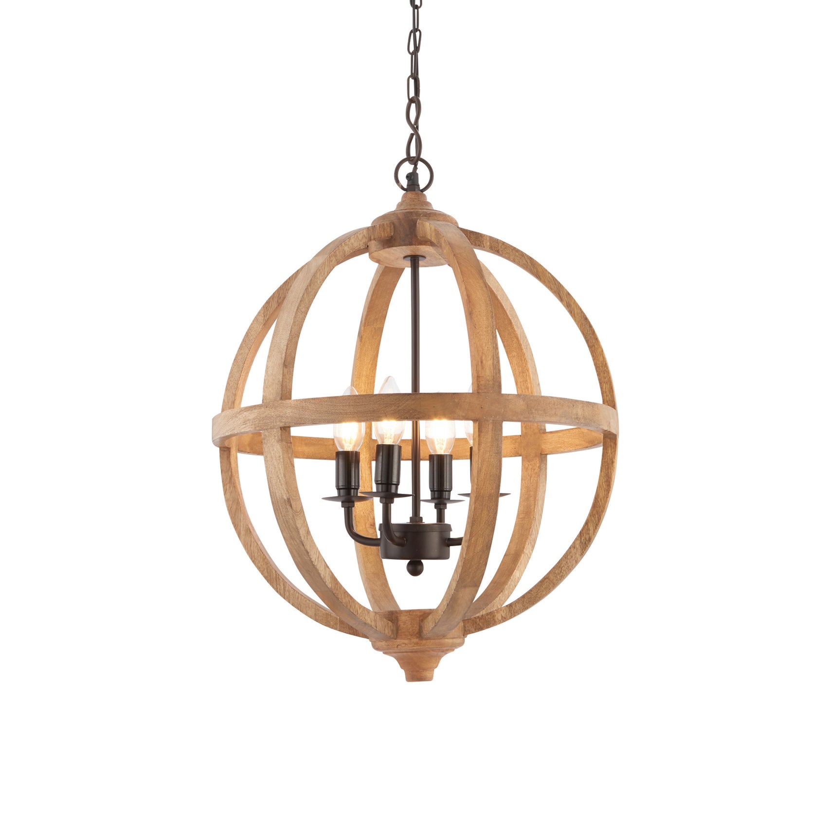 Sibu Mango Wood Pendant Light