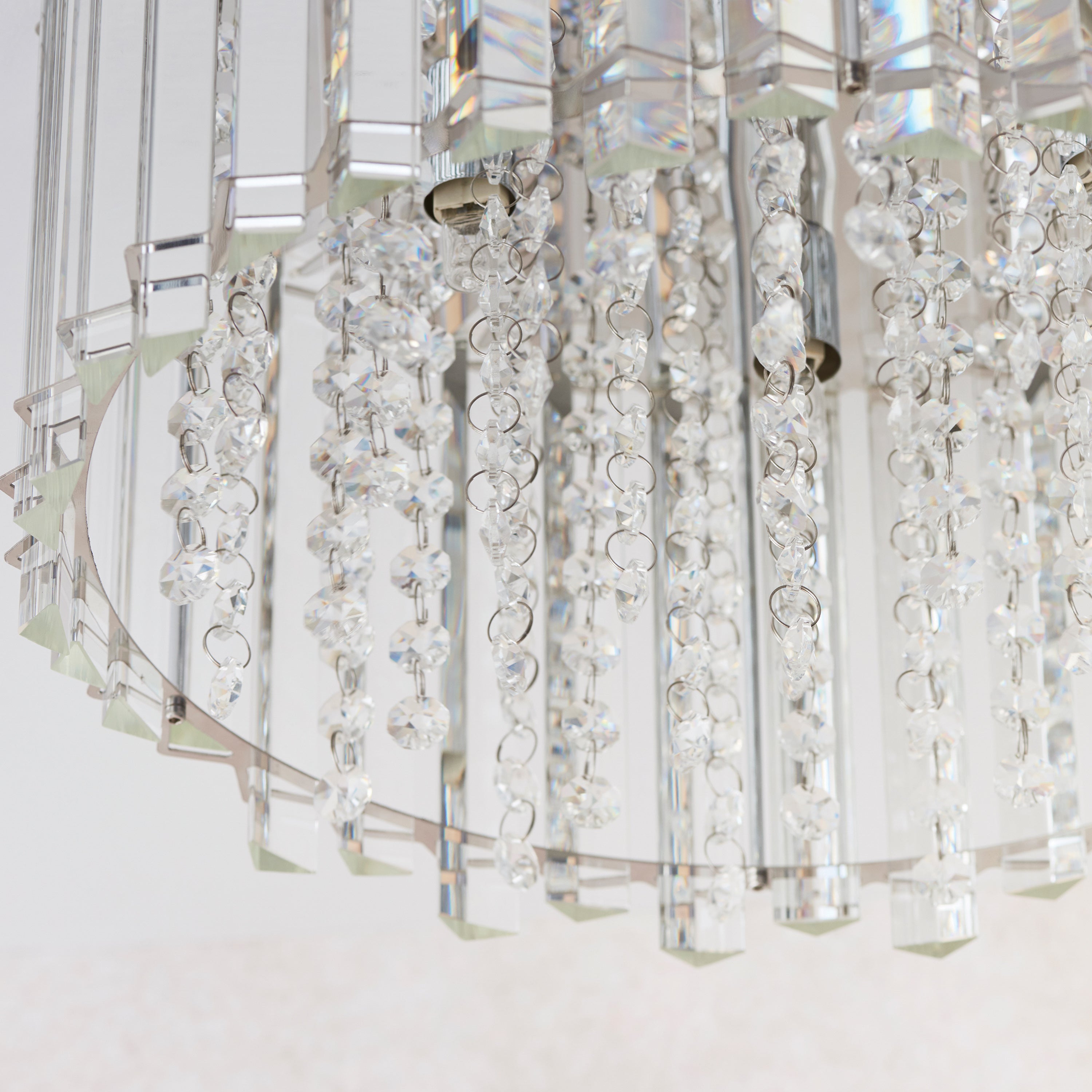 Chelsea Crystal Glass Ceiling Light