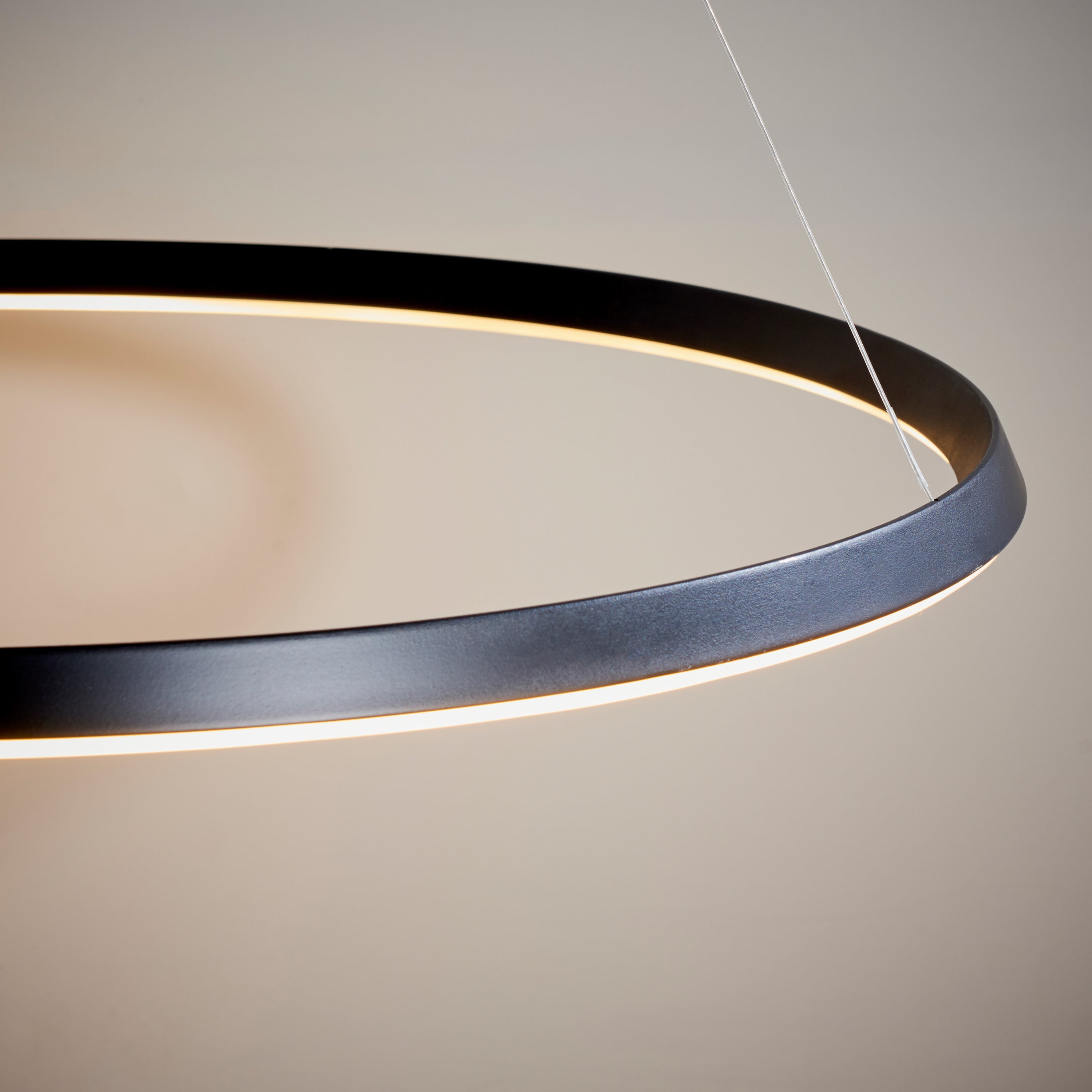 Narissa Black Halo LED Pendant Light