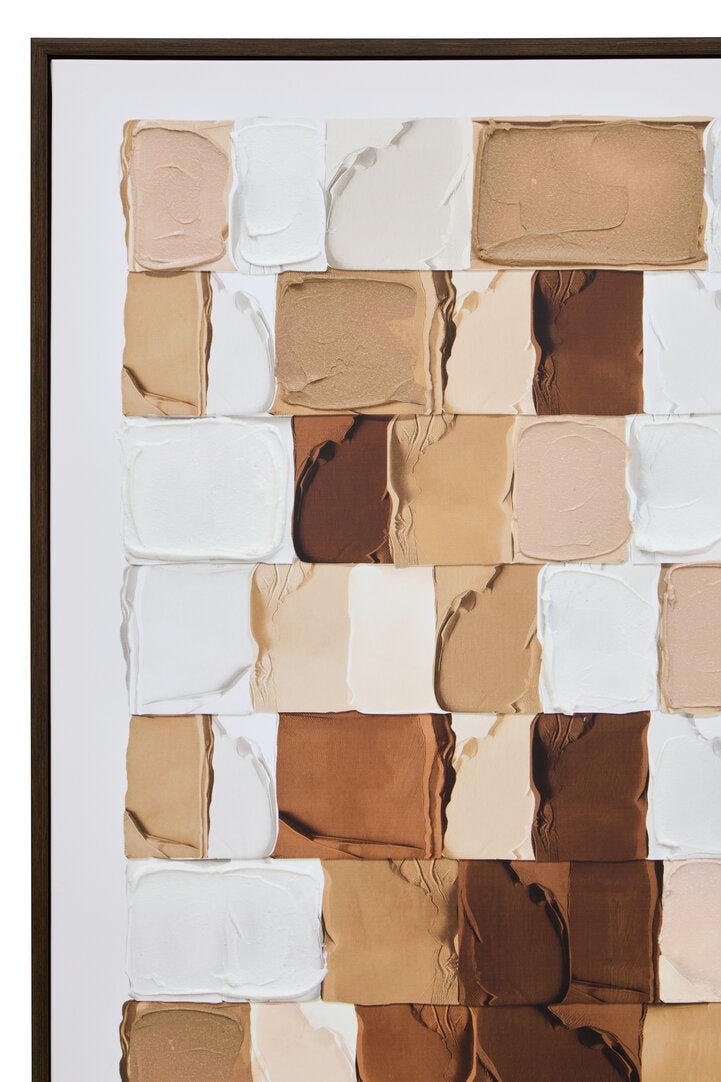 Noah Textured Wall Art in Neutral Tones