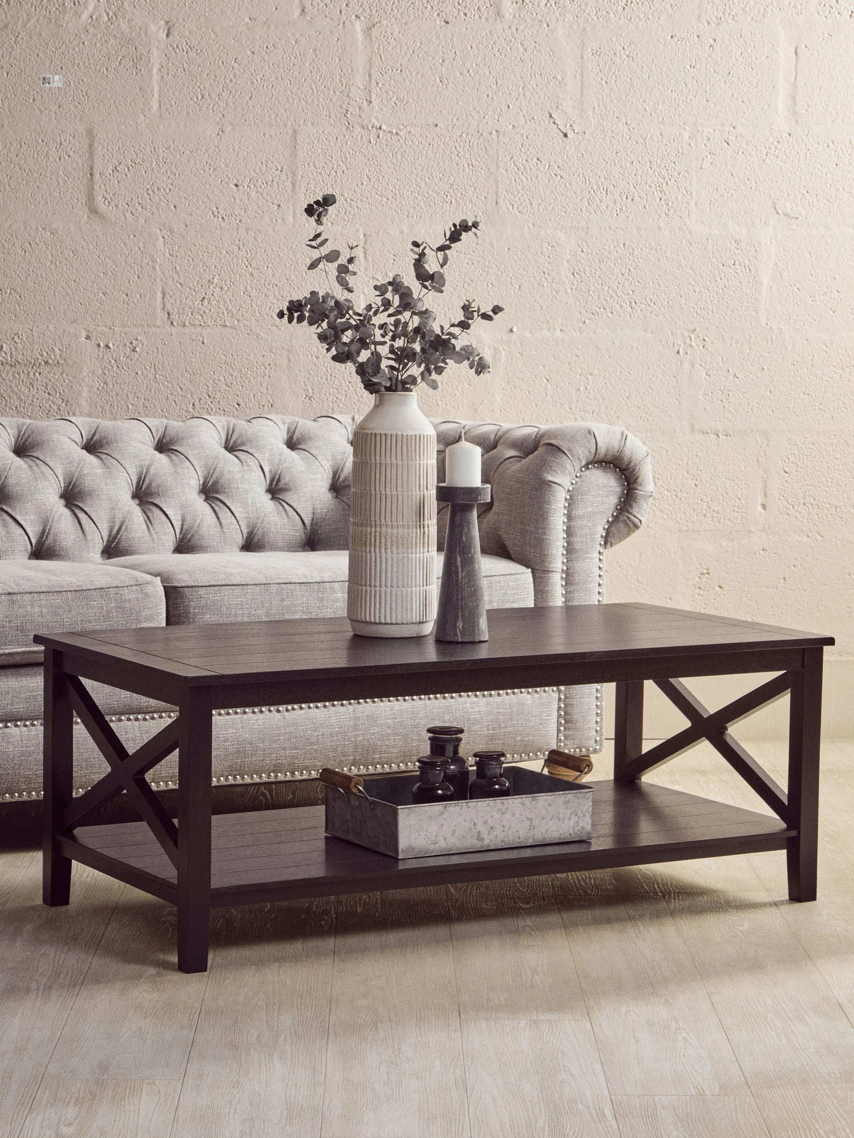 Chelsea Black Wood Coffee Table
