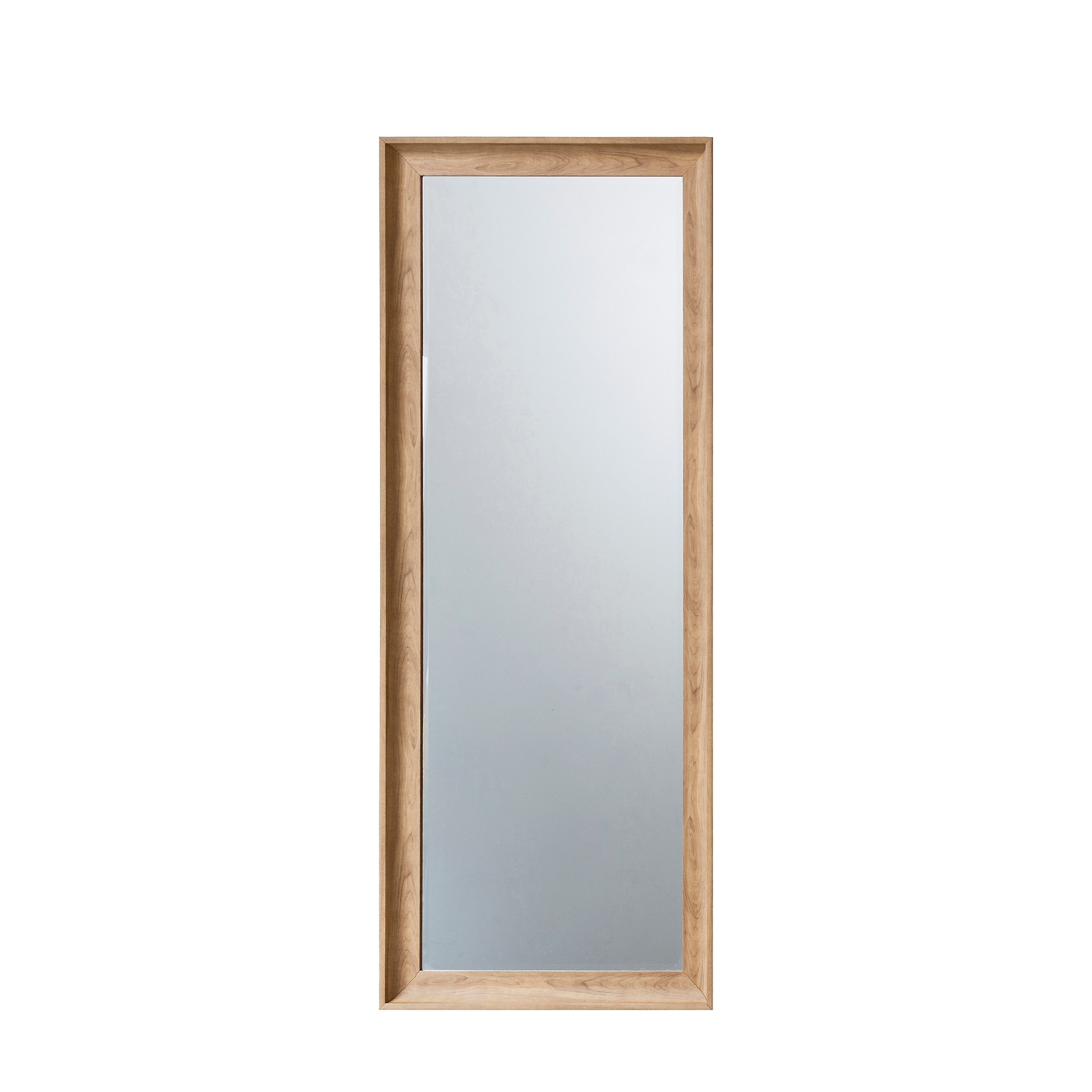 Alassio Natural Oak Wood Full Length Leaner Mirror