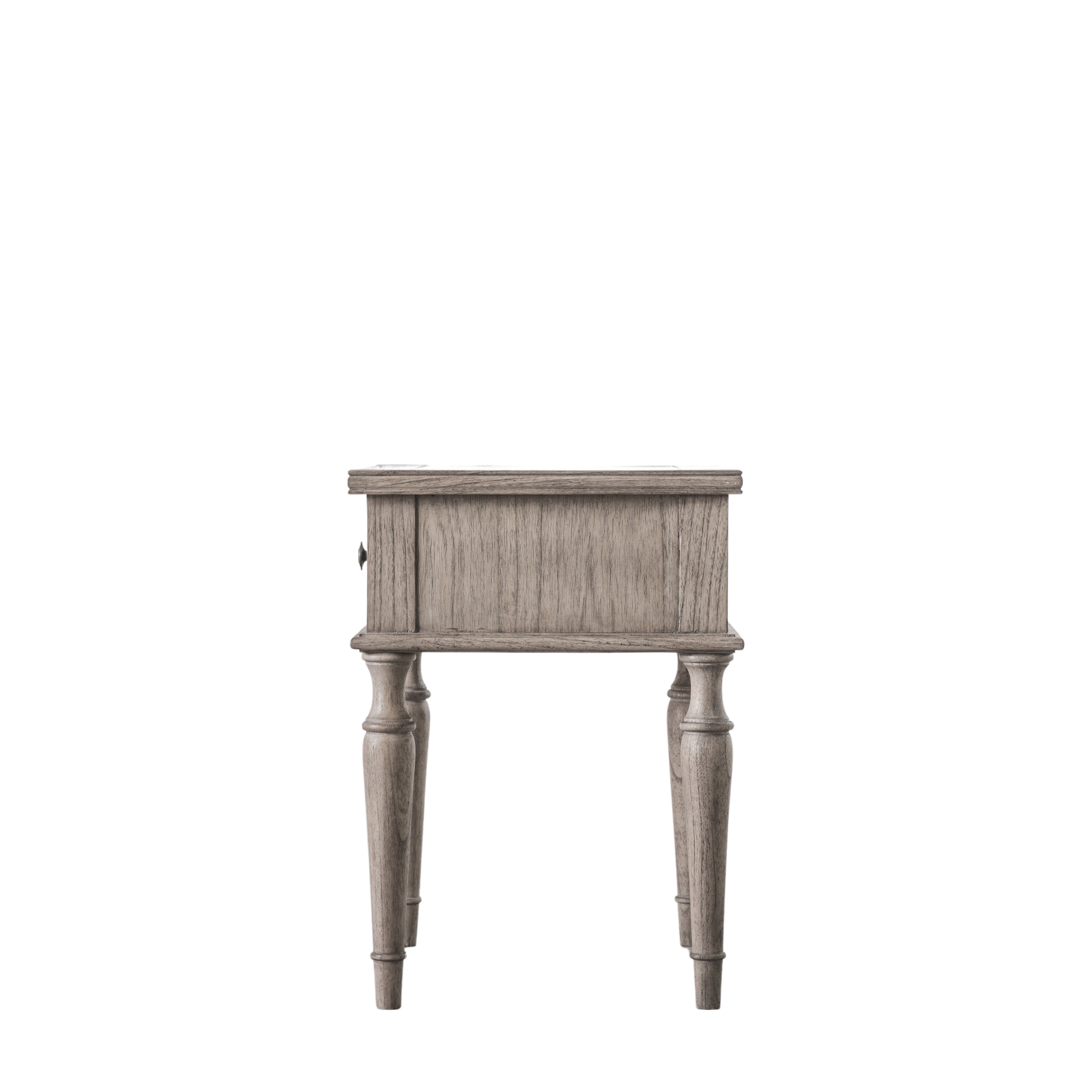 Tobago Aged Mindy Wood Square Side Table